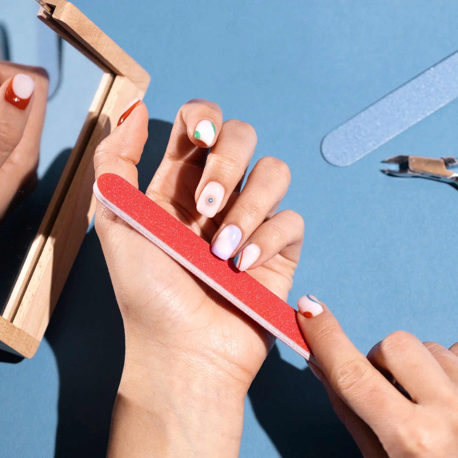 Professional Nail Filer Double Sided For Nail Shaper Nail File ( 1 pcs ) - Image 7
