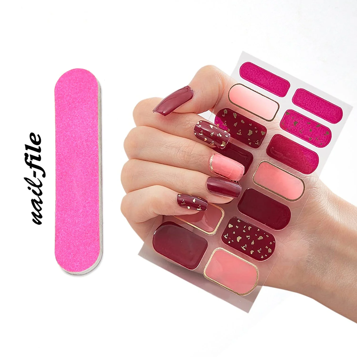 PROFESSIONAL NAIL FILER DOUBLE SIDED FOR NAIL SHAPER NAIL FILE ( 1 PCS ) - Image 3