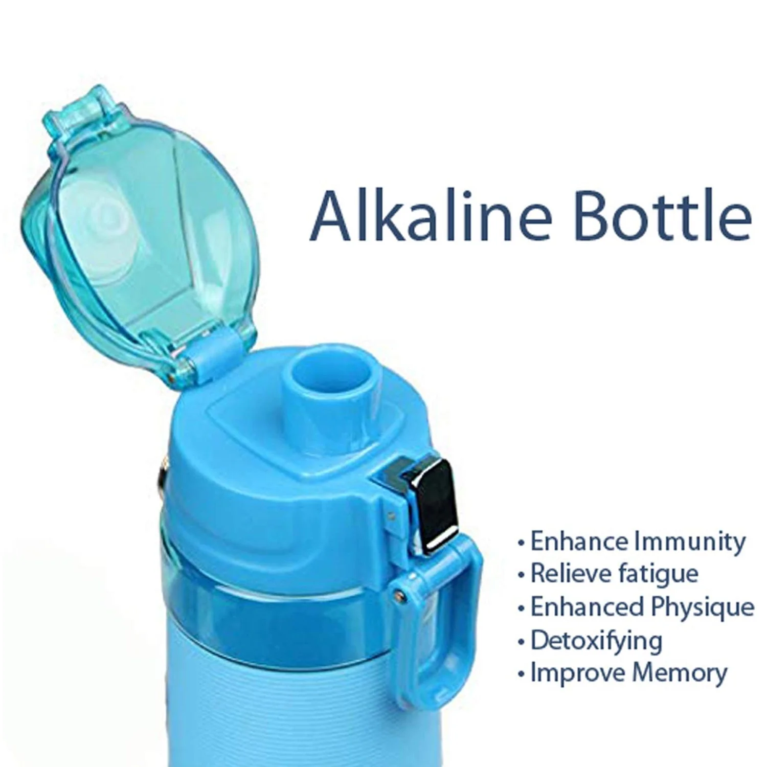 Customized Alkaline Water Bottle Food Grade Plastic Stylish Portable Use Particulates - Image 6