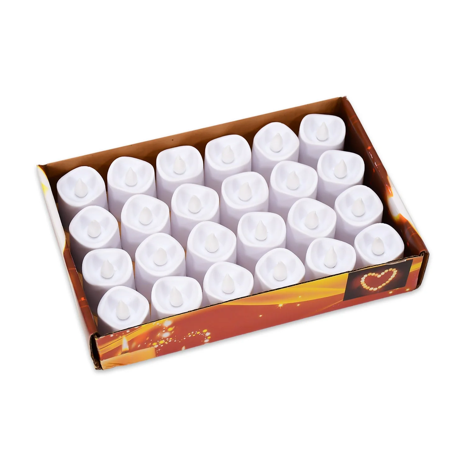 Flameless LED TealightsLED Tea Light for Home Diwali Pack 24 - Image 4