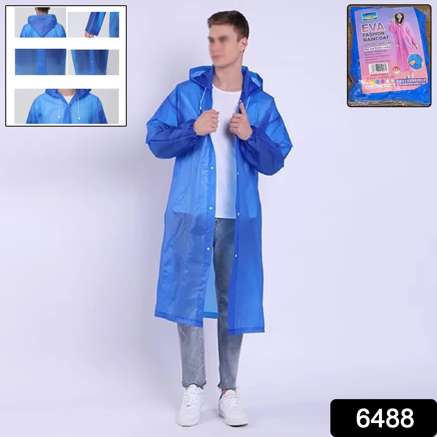 Outdoor Adult Portable Traveling Raincoat for Men & Women - Image 2