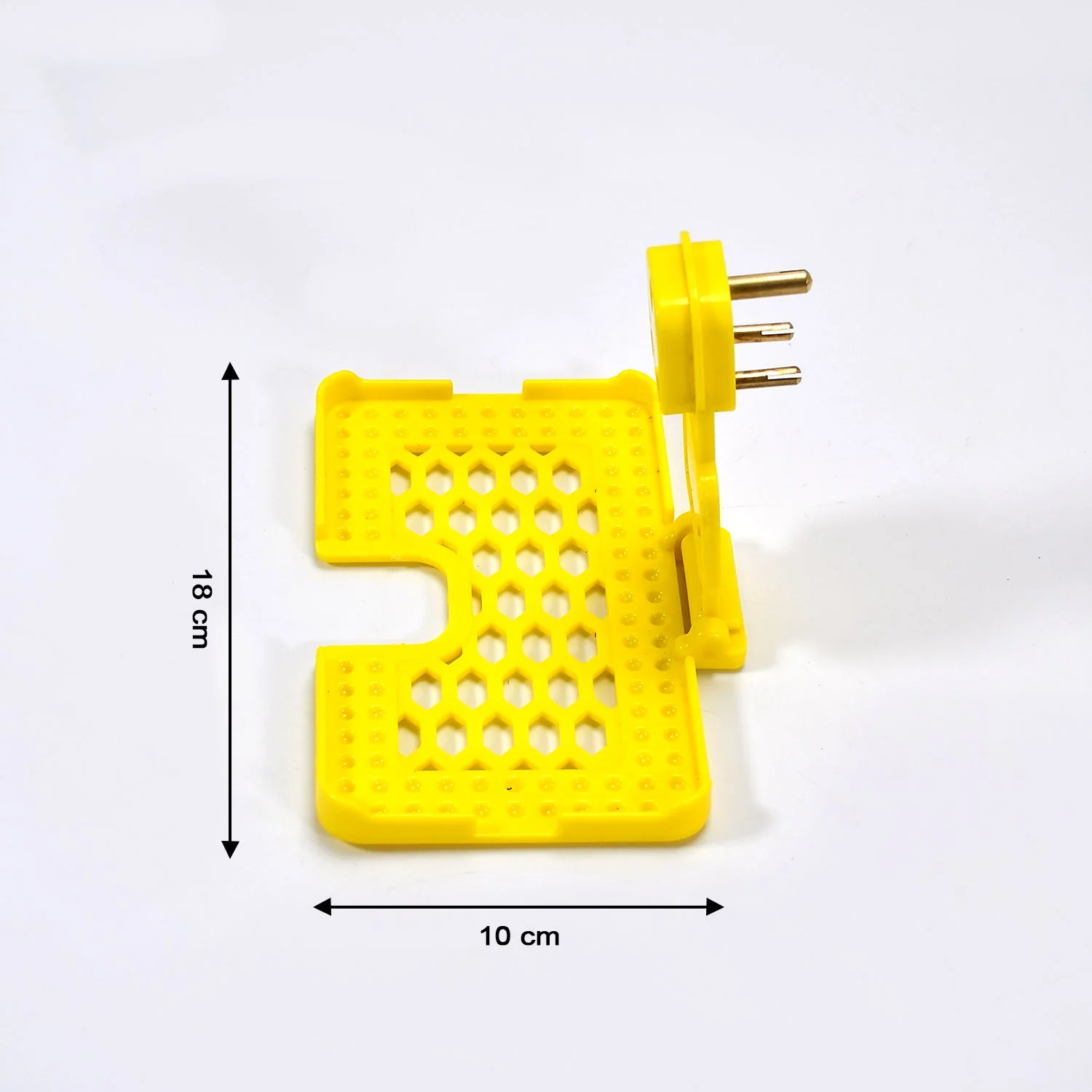 Multi-Purpose Yellow Wall Holder Stand for Mobile Charging - Image 5