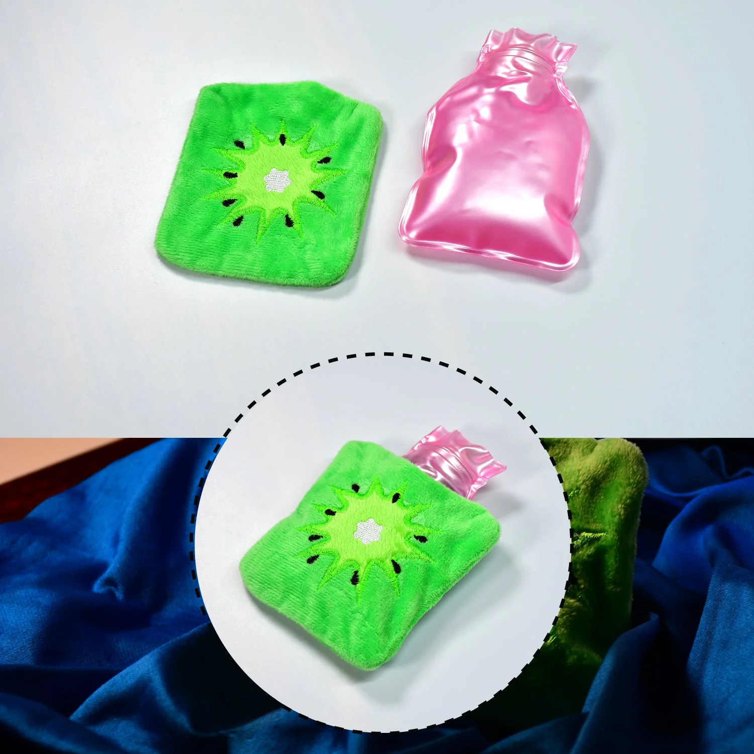 Green Sun Compact Hot Water Bag with Cover - Image 7