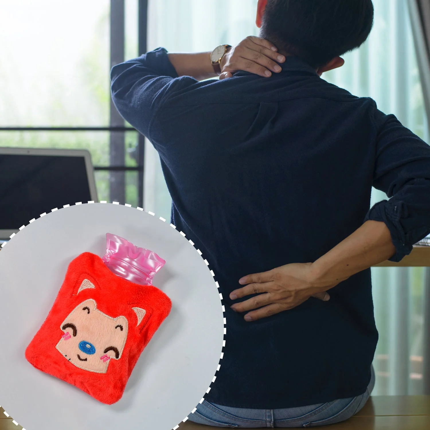 Mix design Fun Emoji Relief (1 Pc): Mini Hot Water Bag for Aches & Pains - Image 6