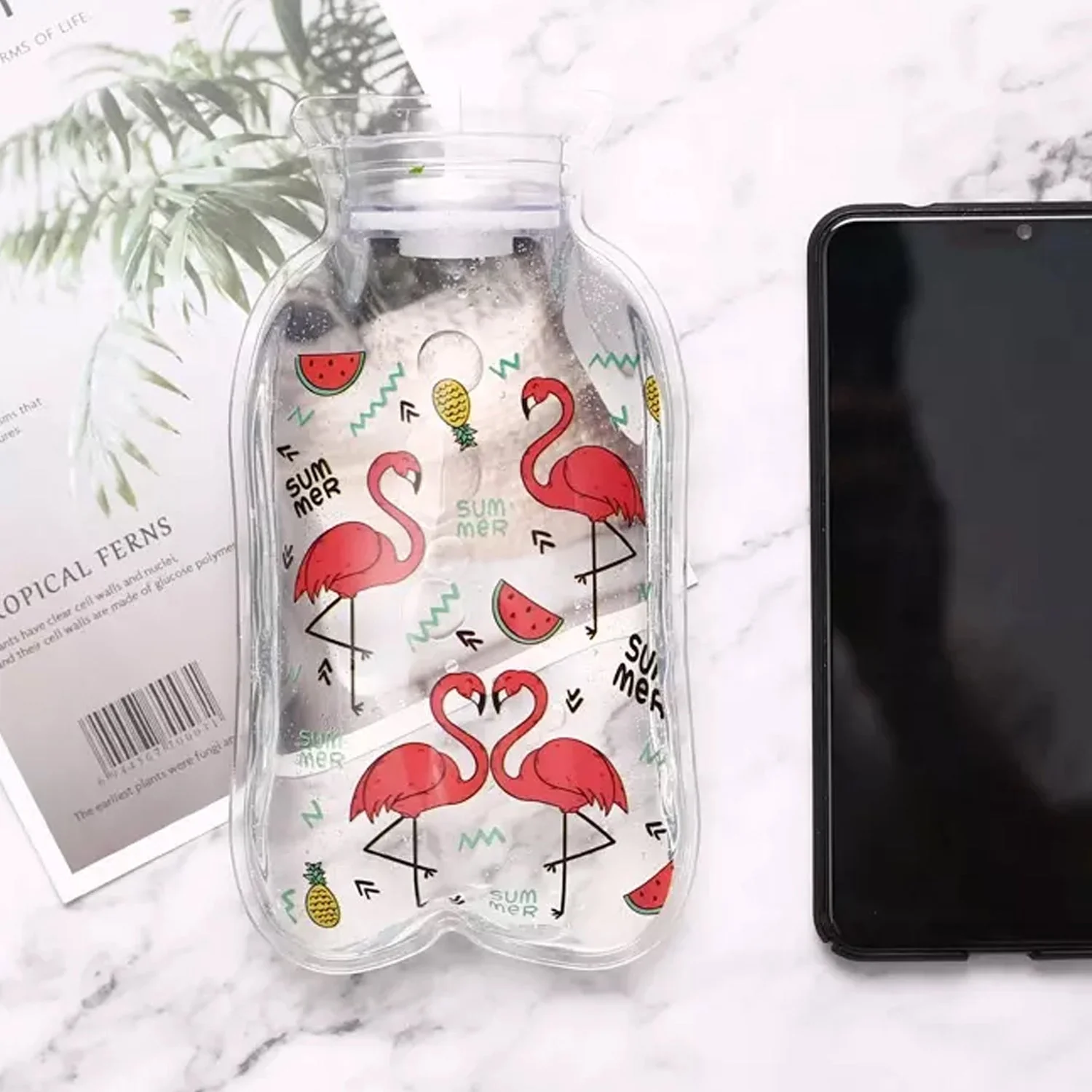 Transparent Multi-Design Small Hot Water Bag with Cover – Pain Relief & Warmer - Image 7
