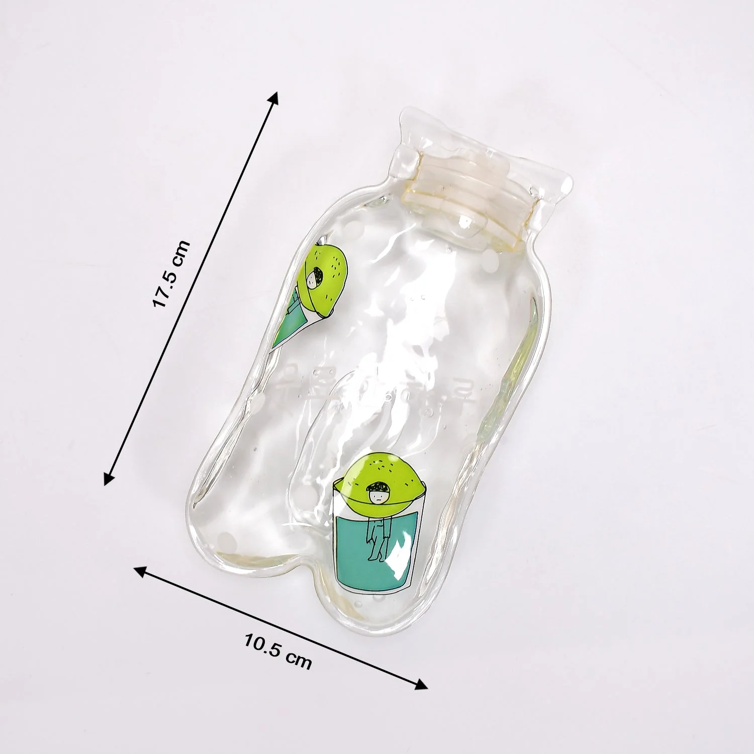 Transparent Multi-Design Small Hot Water Bag with Cover – Pain Relief & Warmer - Image 9
