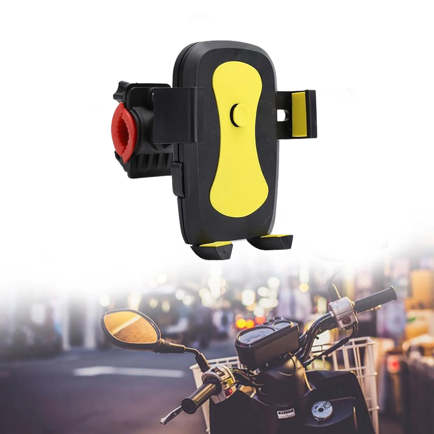 Motorcycle Phone Mount Bicycle Phone Holder Motorcycle Handlebar Phone Holder - Image 3