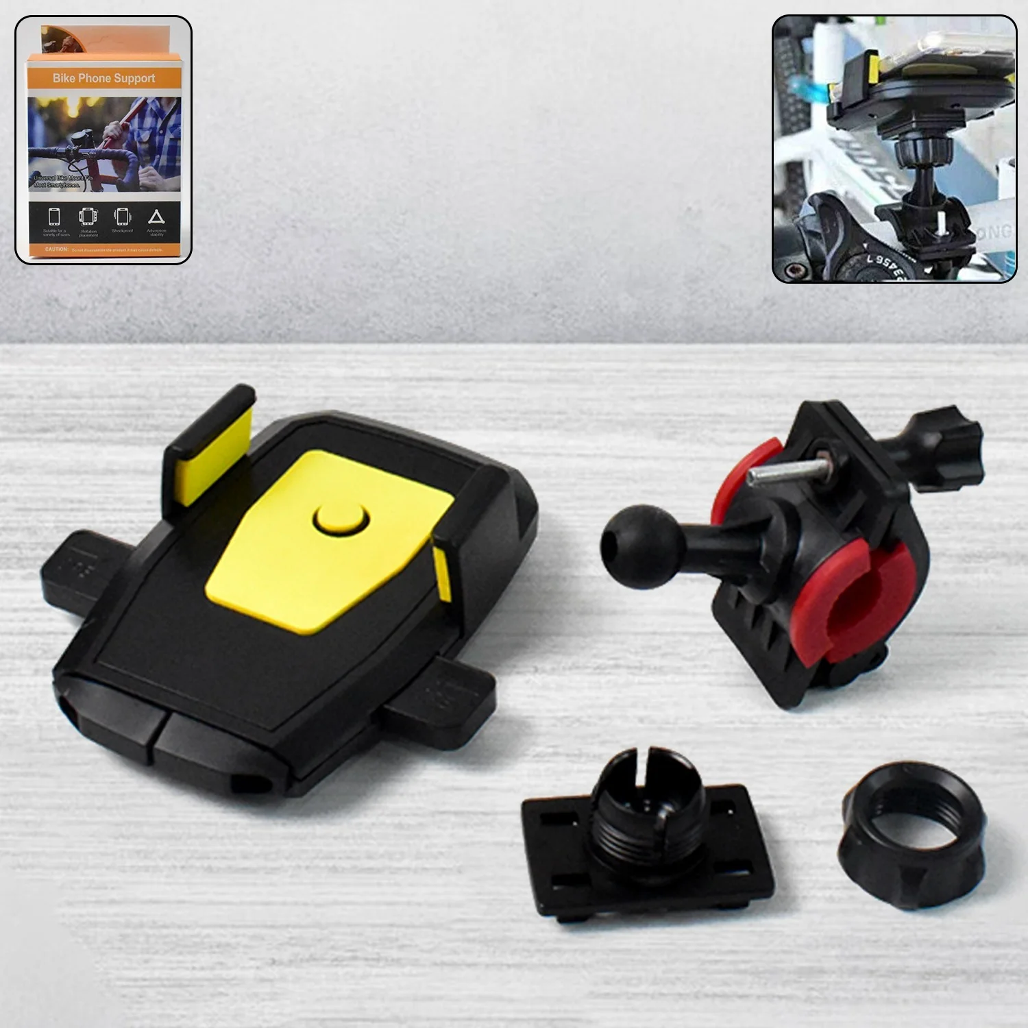 Motorcycle Phone Mount Bicycle Phone Holder Motorcycle Handlebar Phone Holder - Image 8