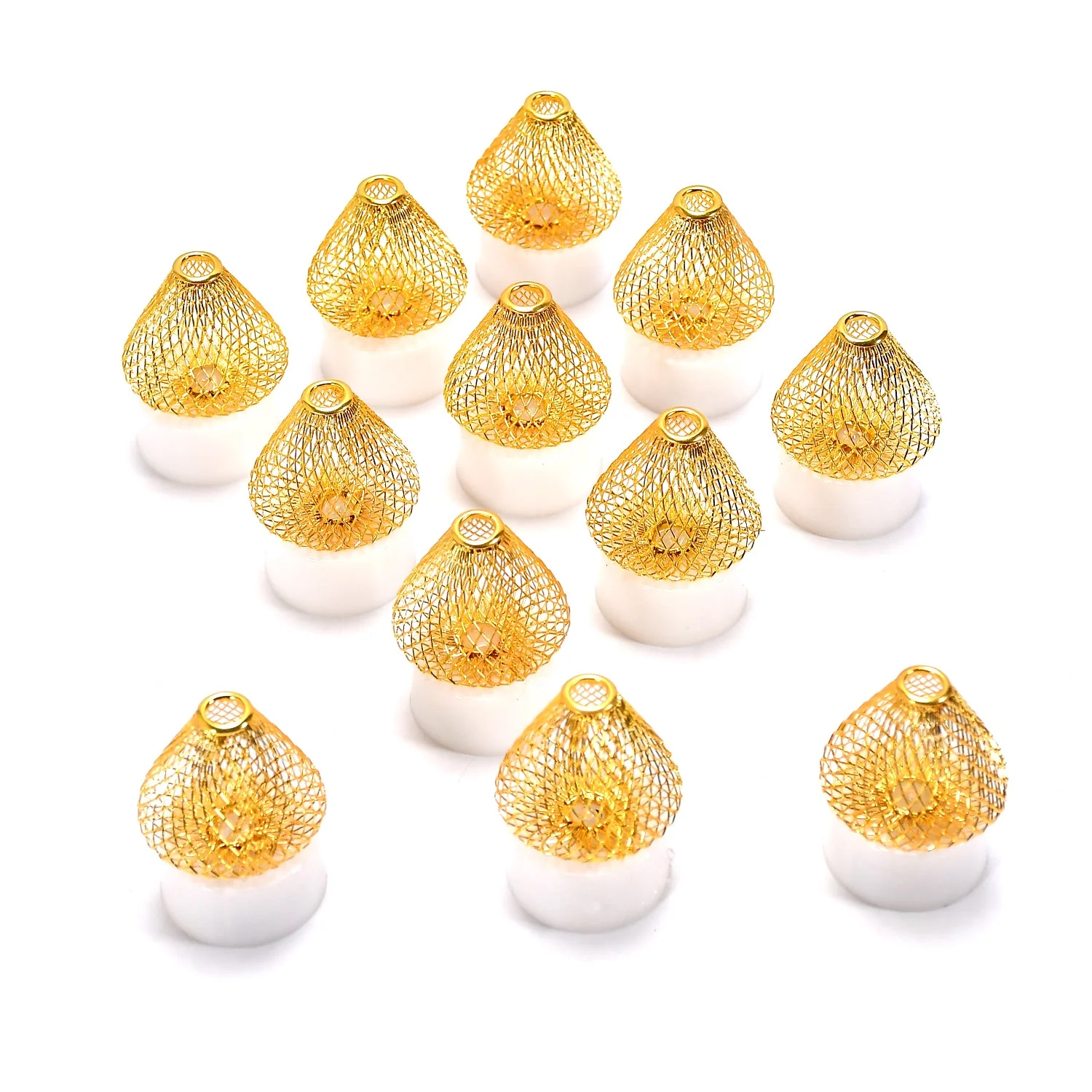 12Pcs Flameless LED Tea Light Candles for Home & Event Decor, Diwali - Image 4