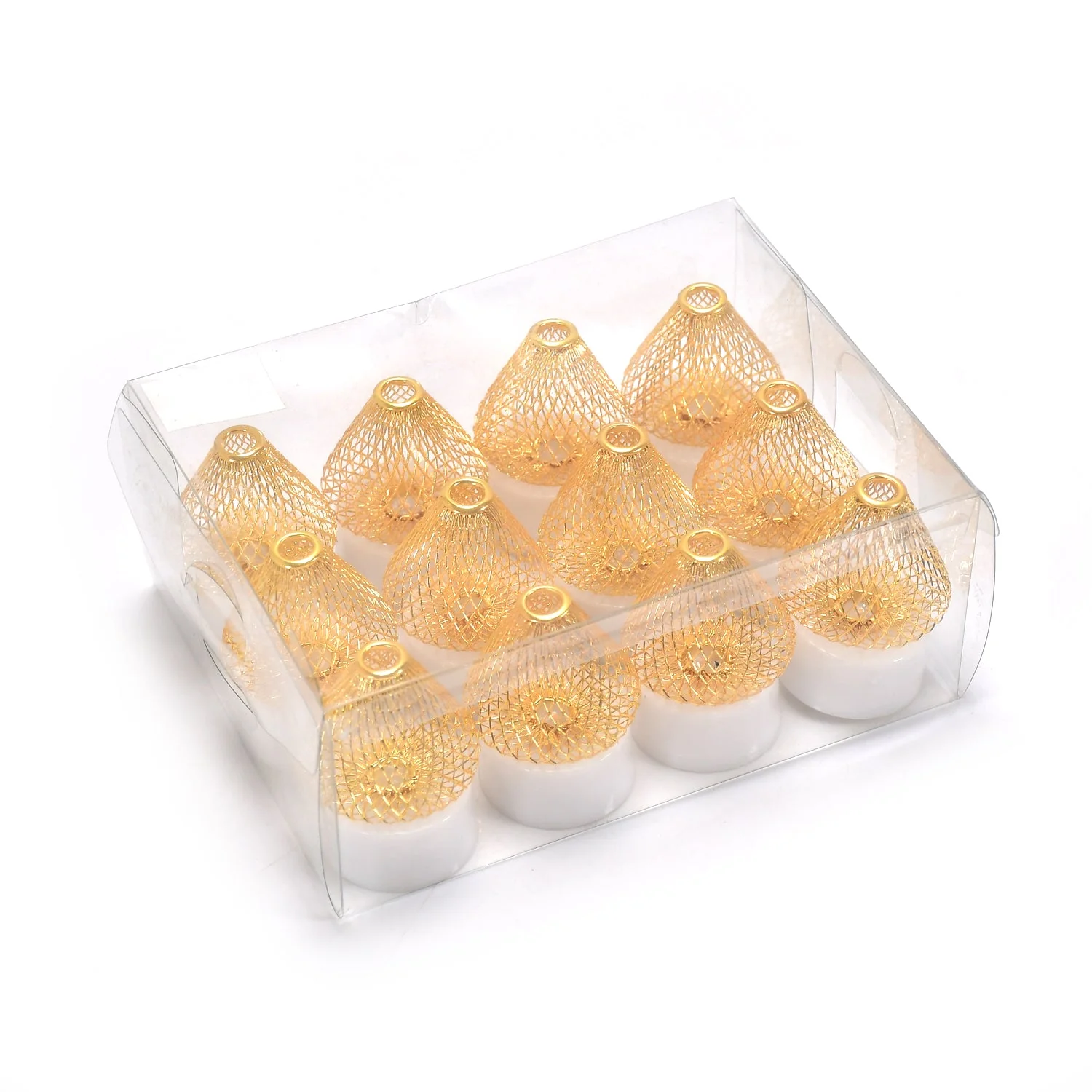 12Pcs Flameless LED Tea Light Candles for Home & Event Decor, Diwali - Image 7