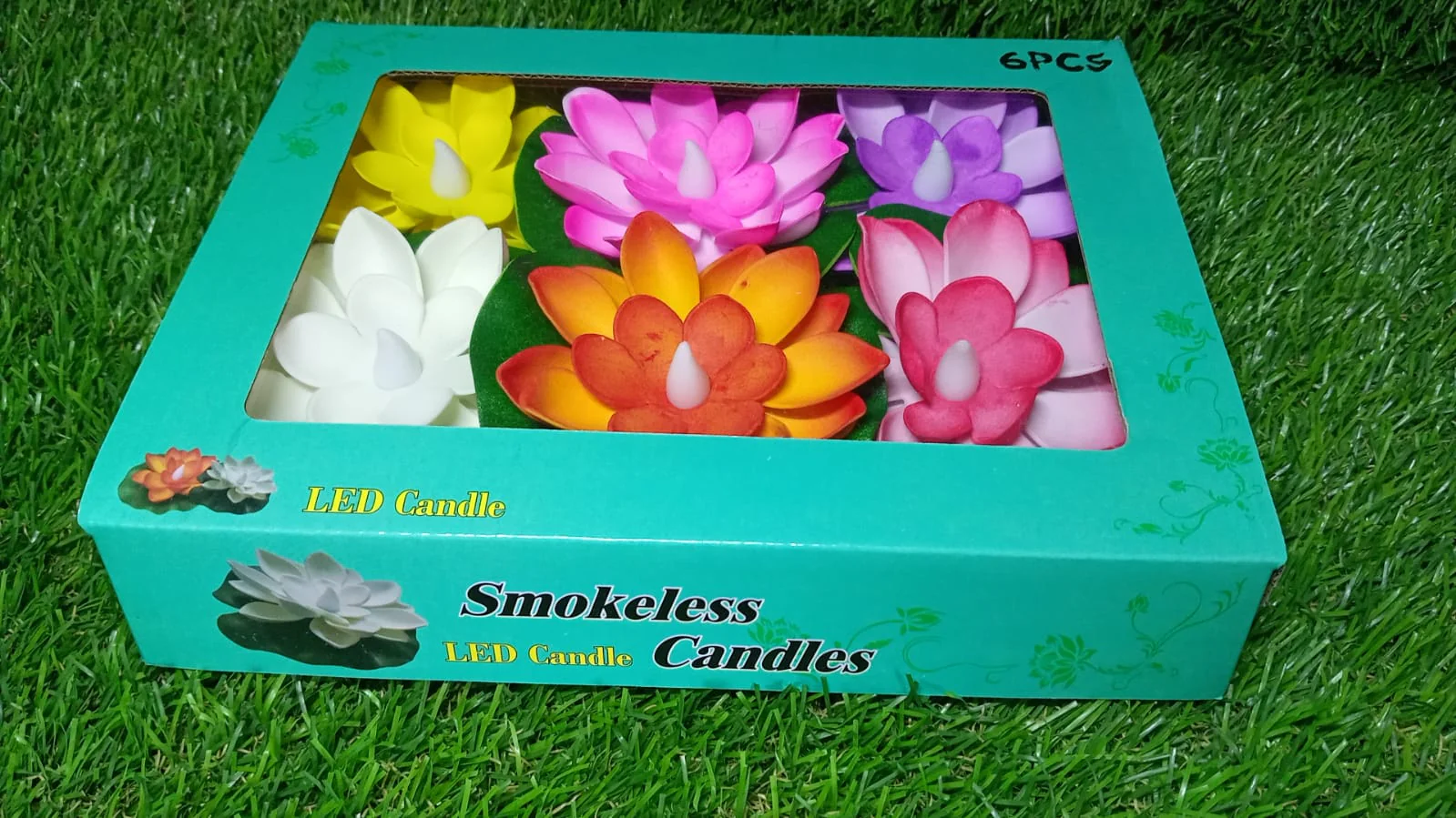 Water Floating Smokeless Candles & Lotus Flowers Sensor Led TeaLight  (Pack of 6) - Image 10
