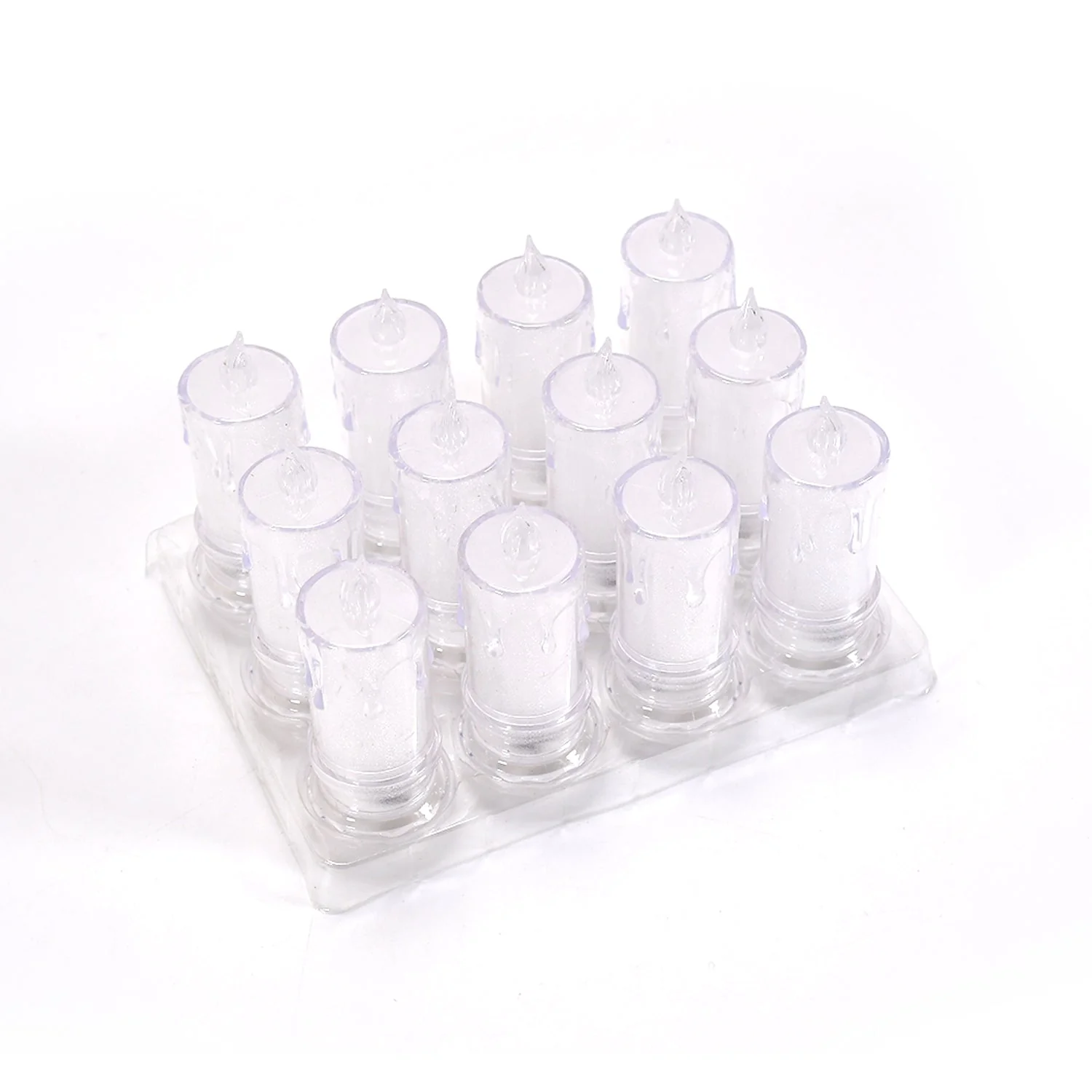 Big Flameless Melted Design Candles Set, Diwali (12 pcs) - Image 4