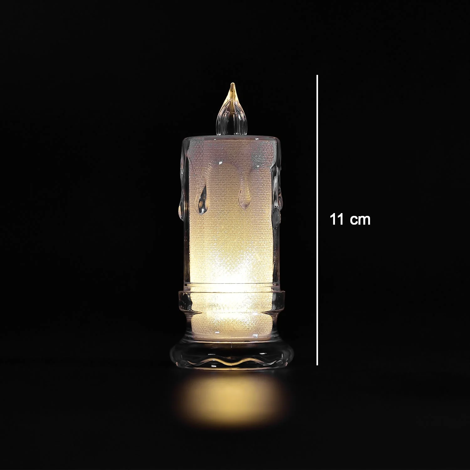 Big Flameless Melted Design Candles Set, Diwali (12 pcs) - Image 5