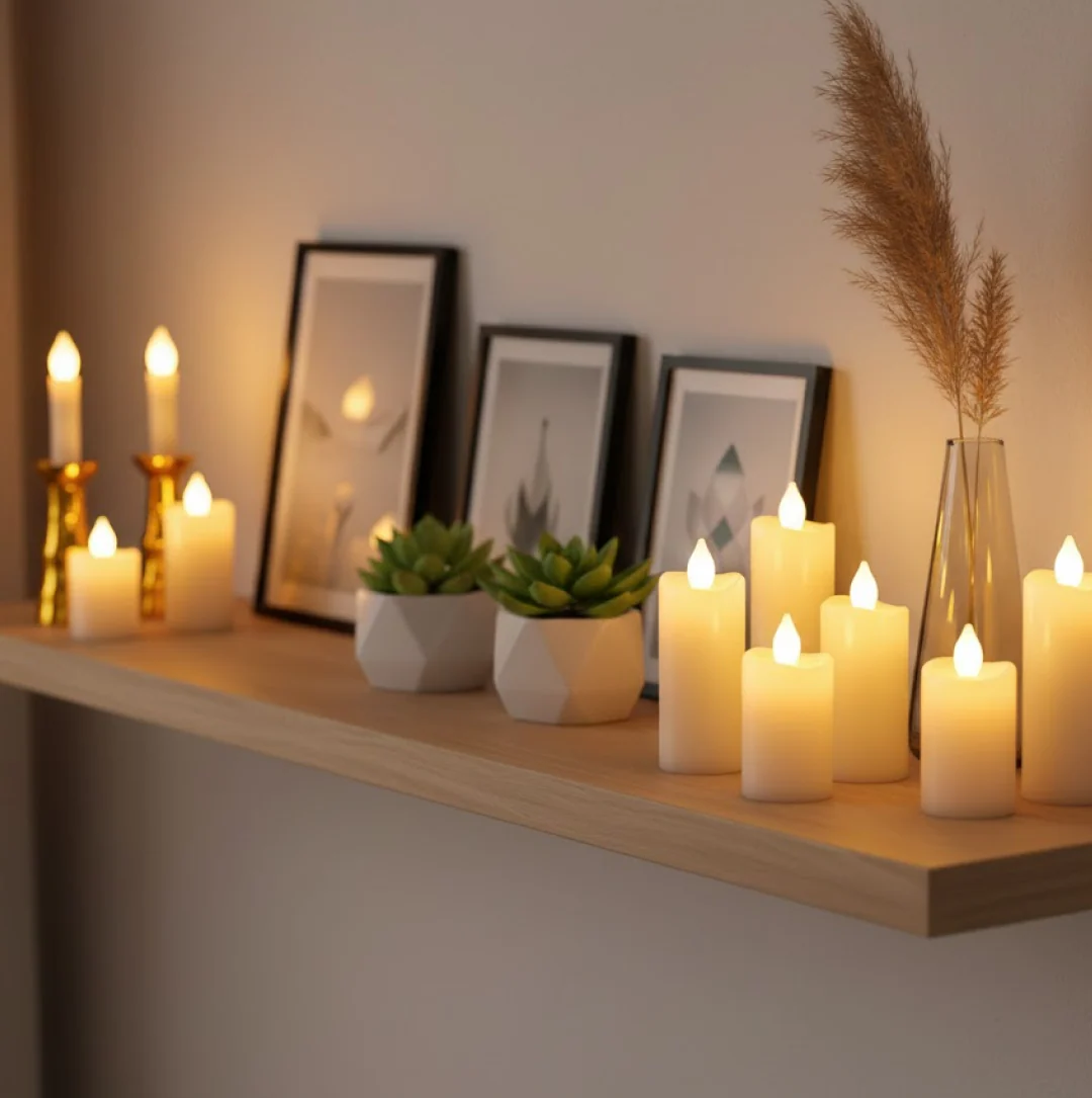 2pcs LED Candle Light Candles Flameless Lamp - Image 7