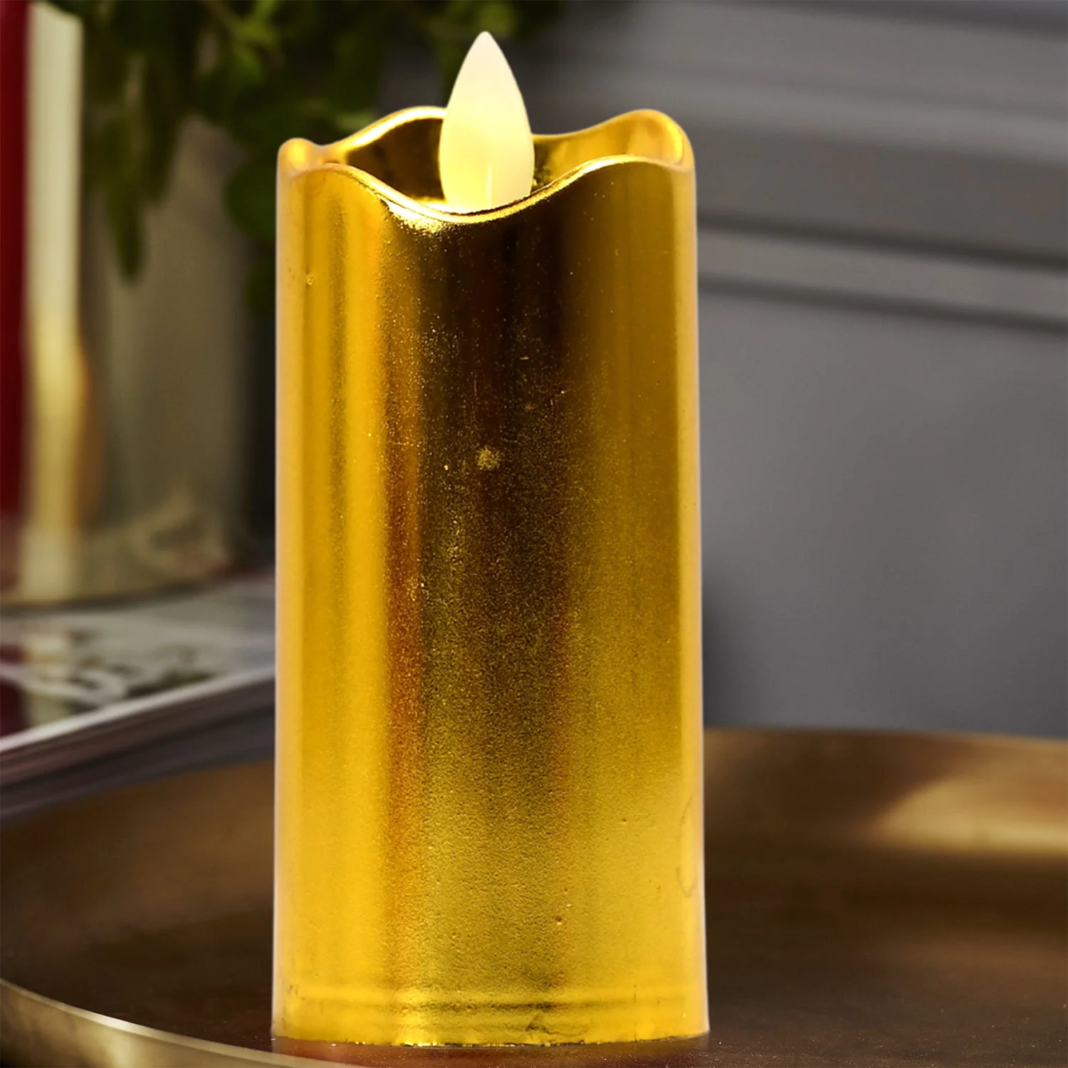 Big Swinging Candle 12pcs For Wedding Decoration And Birthday Party, Diwali - Image 6
