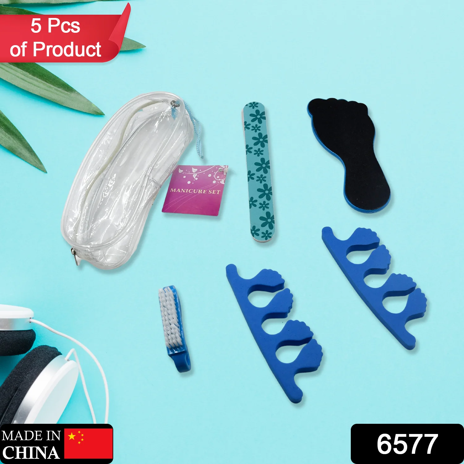 Personal Foot Care 5 Pc Tool Kit Pedicure Accessories Kit Personal Tool Kit Kit - Image 2
