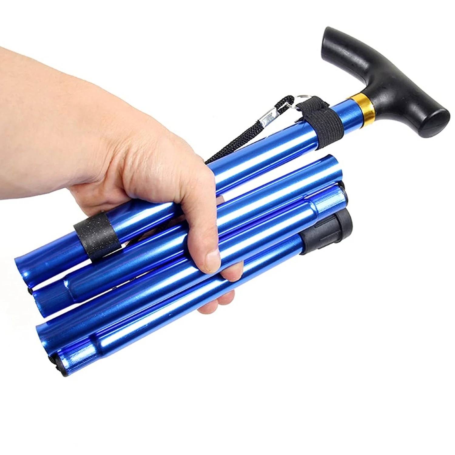 Foldable Walking Cane with LED Handle – Collapsible Mobility Stick - Image 7