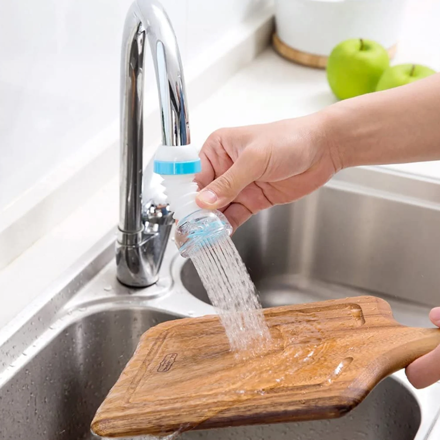 Faucet Sprayer Filter Nozzle for Kitchen & Bathroom | Rotatable Adjustable Tap for Wash Basin Removable Water Aerator Kitchen Tap - Image 5