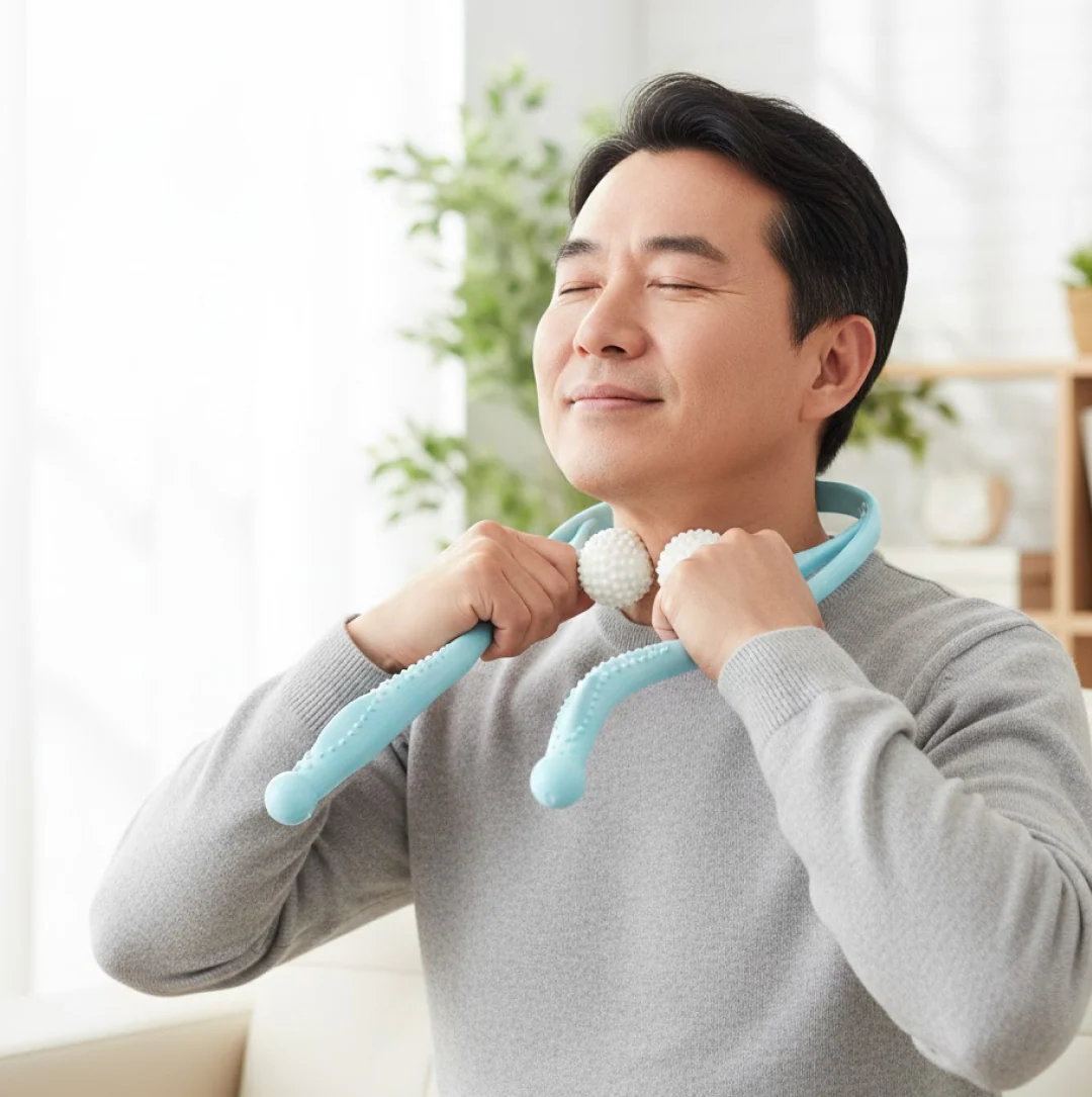 Portable Neck & Shoulder Massager for Back & Waist Relief - Image 4