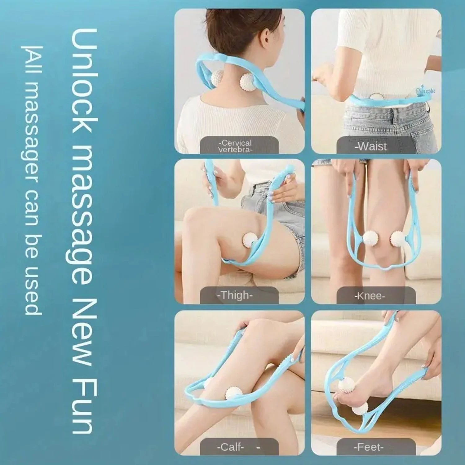 Portable Neck & Shoulder Massager for Back & Waist Relief - Image 7