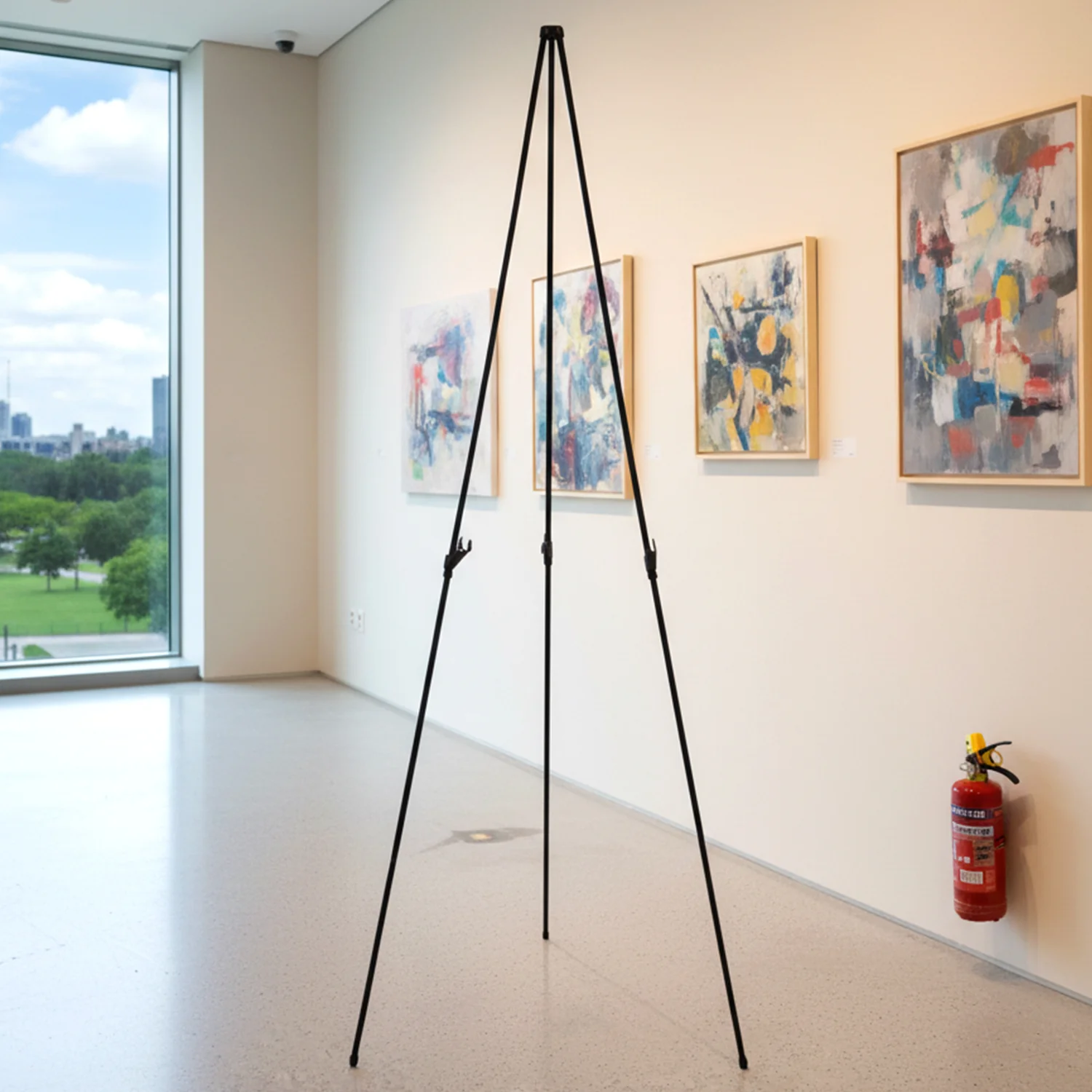 66 Inch Long Adjustable Metal Tripod Easel Stand with Carry Bag (1 Pc) - Image 7