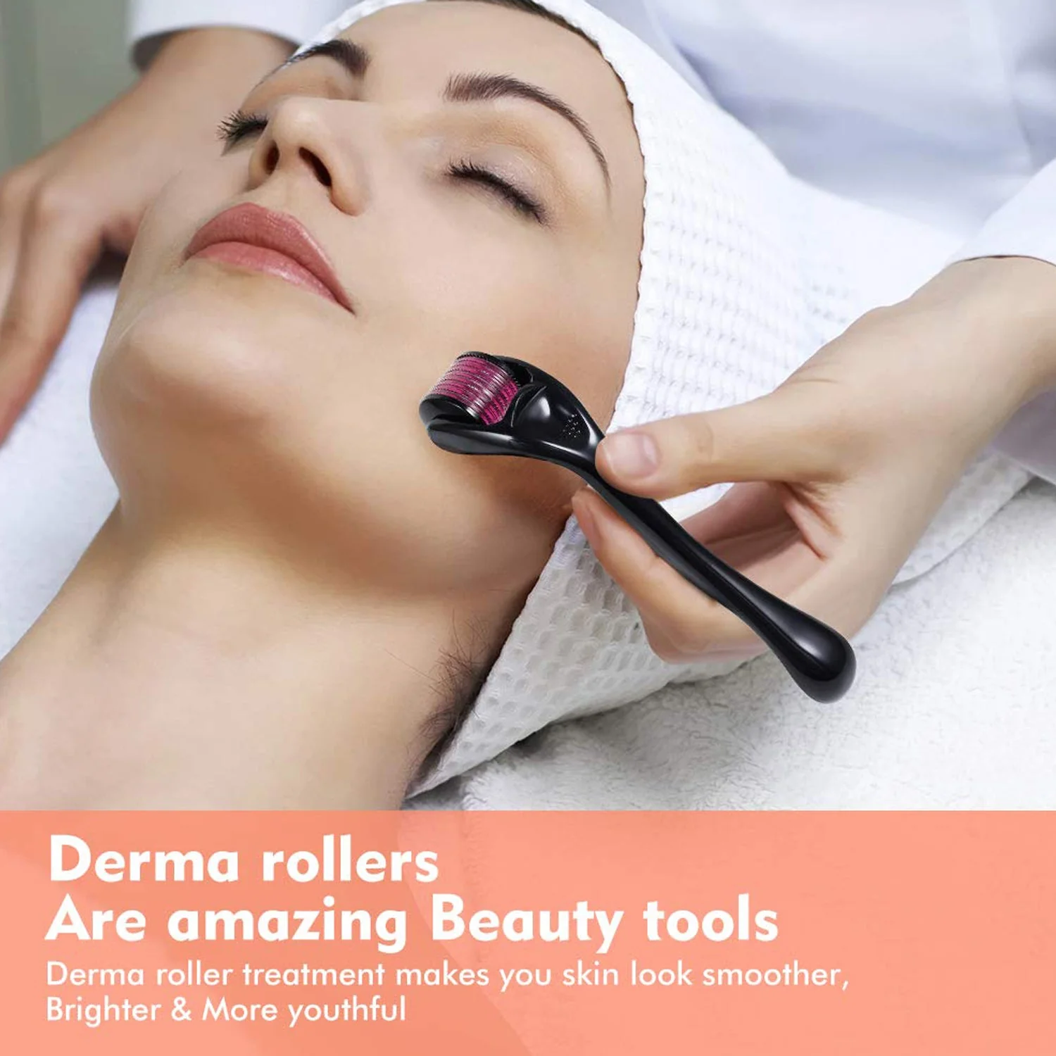 Derma Roller – Anti-Aging, Scar Removal & Hair Regrowth (1mm) - Image 3