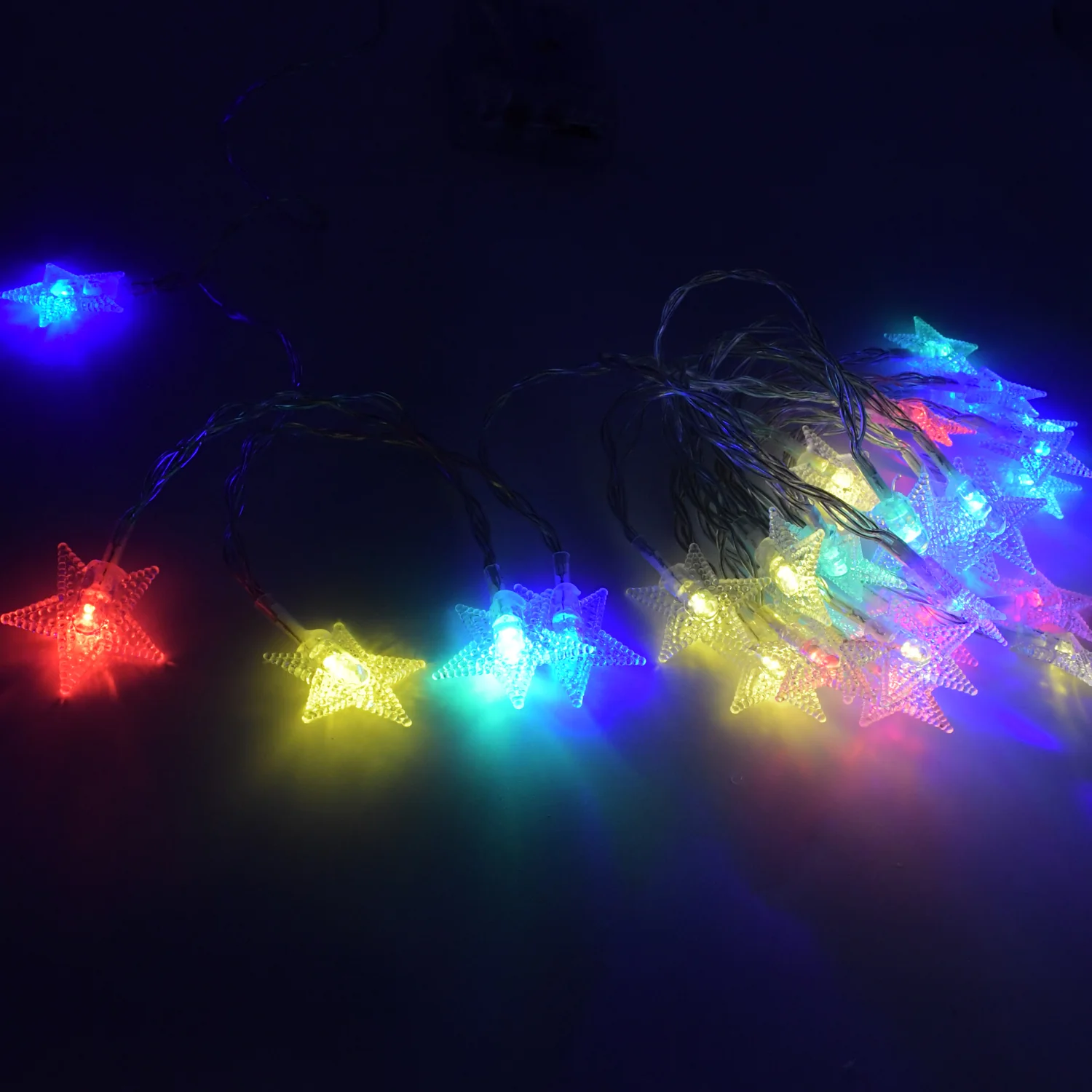 28 LED / Star 3.9 Meter Star Shape Led Light Battery Operated with Flashing Modes for Home Decoration, Kids Room, Waterproof Diwali & Wedding LED Christmas Light Indoor and Outdoor Light ,Festival Decoration (Multicolor Battery Not Included 3.9Mtr) - Image 8