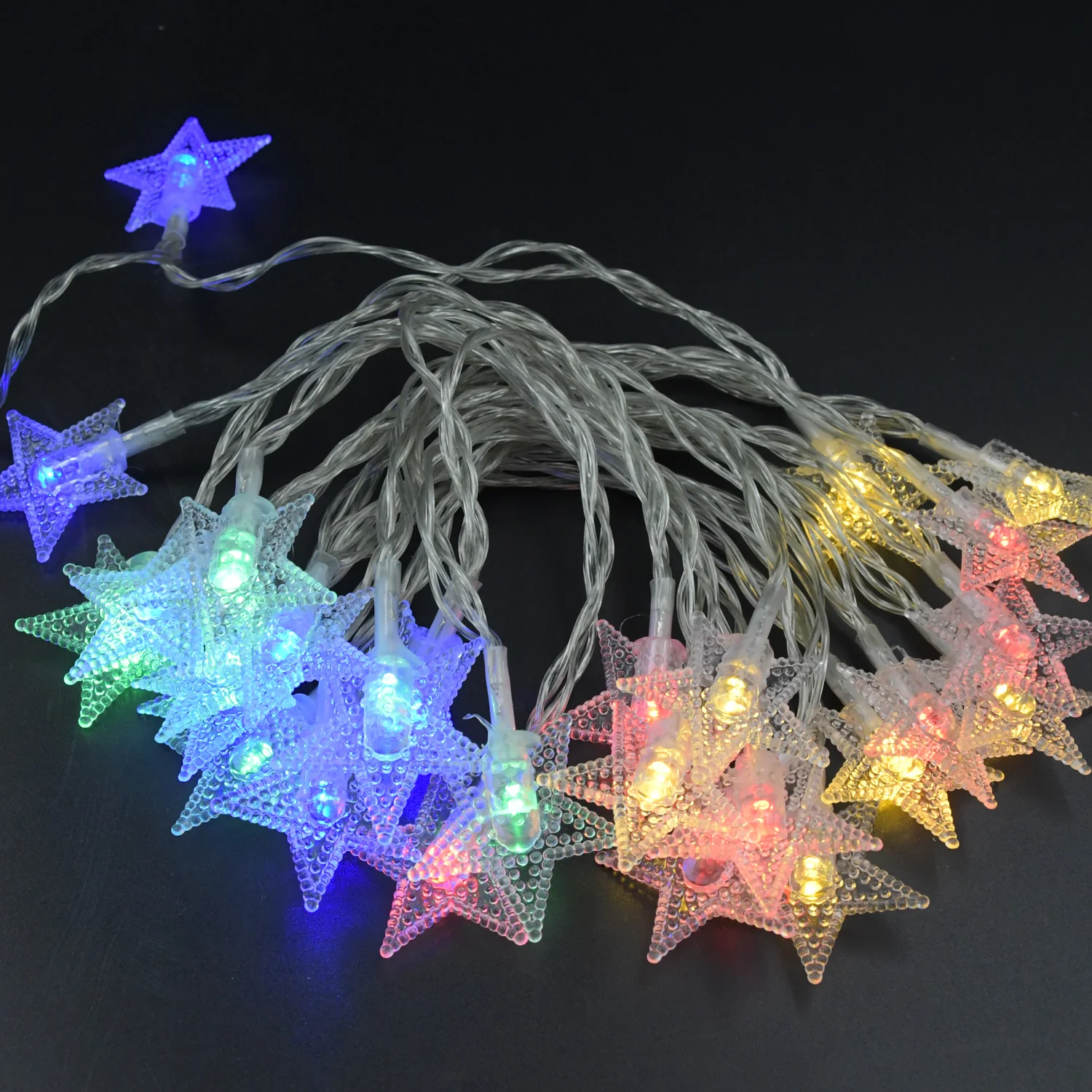 28 LED / Star 3.9 Meter Star Shape Led Light Battery Operated with Flashing Modes for Home Decoration, Kids Room, Waterproof Diwali & Wedding LED Christmas Light Indoor and Outdoor Light ,Festival Decoration (Multicolor Battery Not Included 3.9Mtr) - Image 9