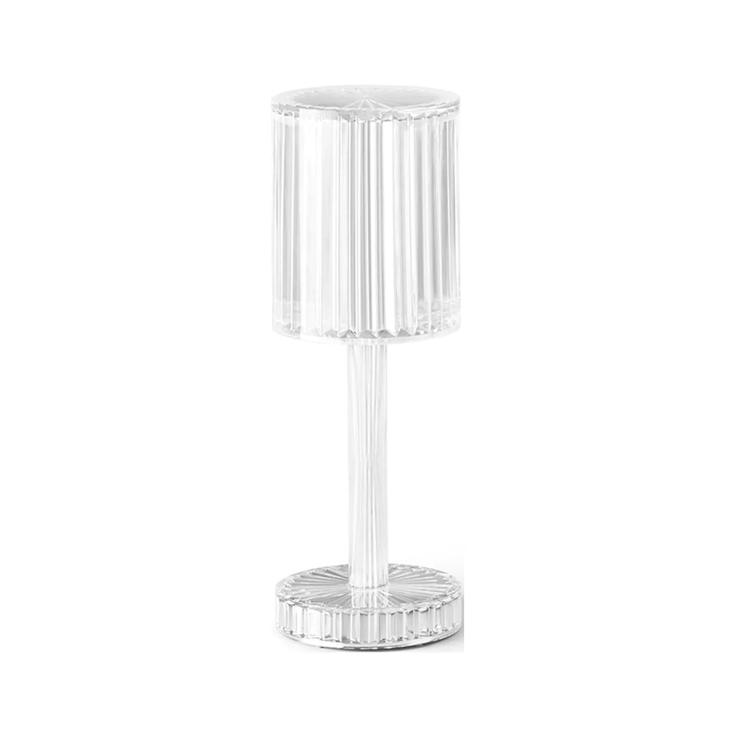 Crystal Table Lamp , Touch Control Atmosphere Nightstand Lamp With USB Charging Line - Image 4