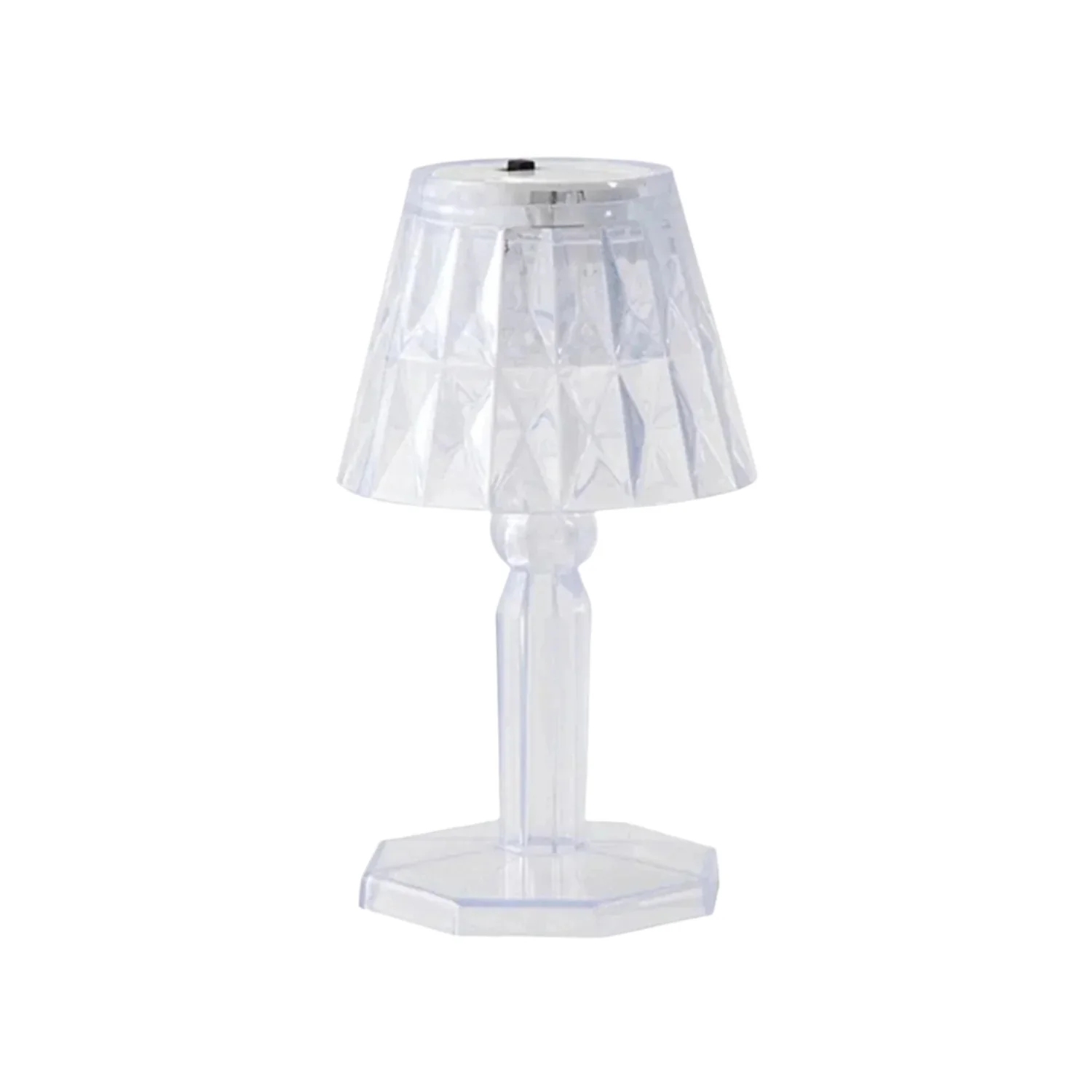 2in1 Transparent Mini Crystal Table Lamp with Reflection Light - Image 5