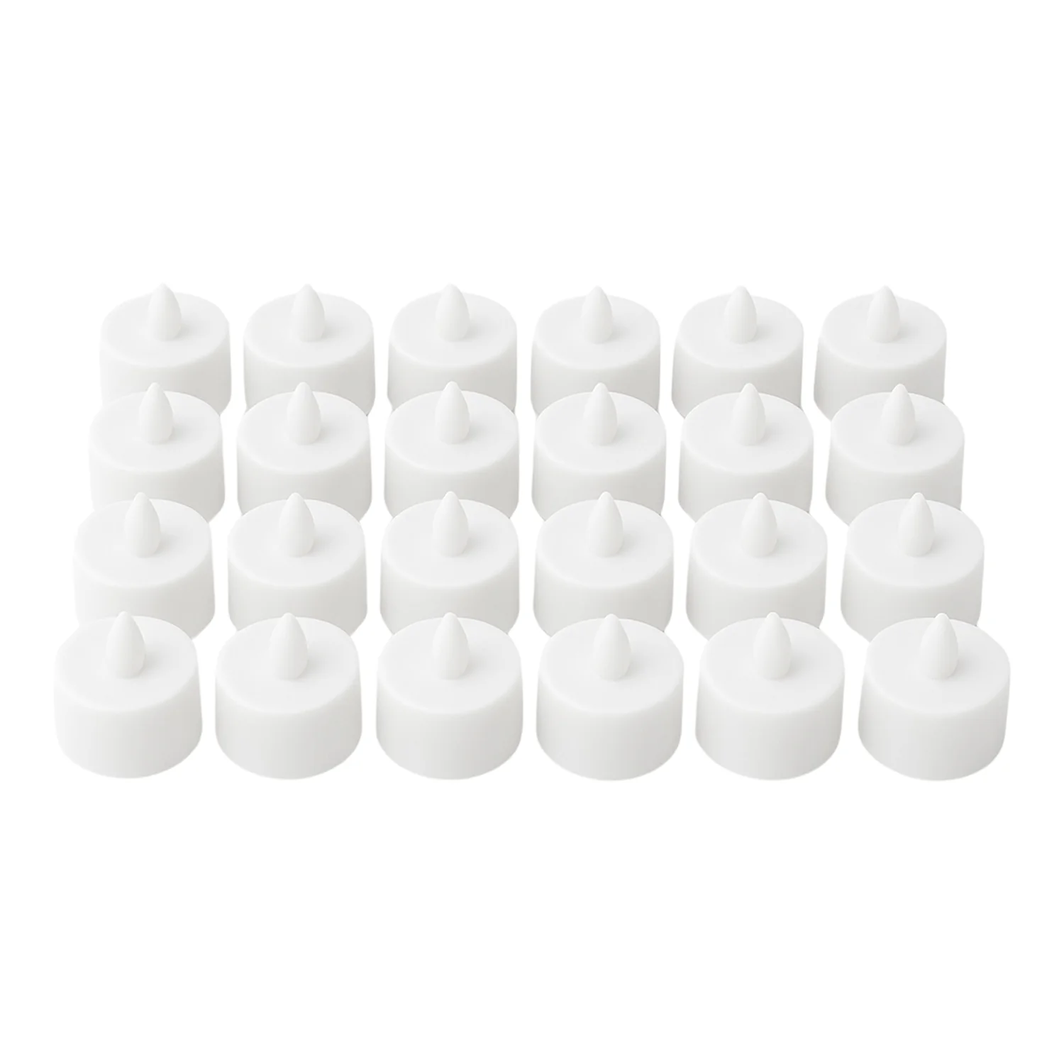 Flameless LED Tealights, Smokeless Plastic Decorative Candles - Led Tea Light Candle For Home Decoration, Diwali (Pack Of 24) - Image 5