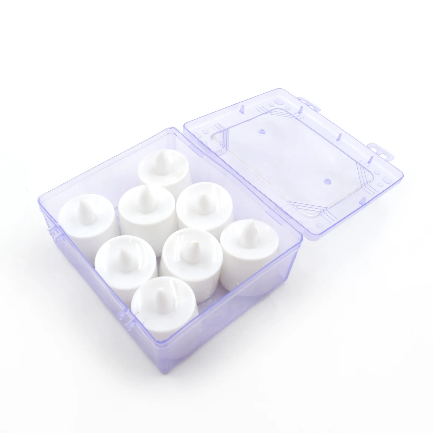 Green Flameless LED Tealights Smokeless Decorative Candles LED Tea Light Pack of 8 - Image 4
