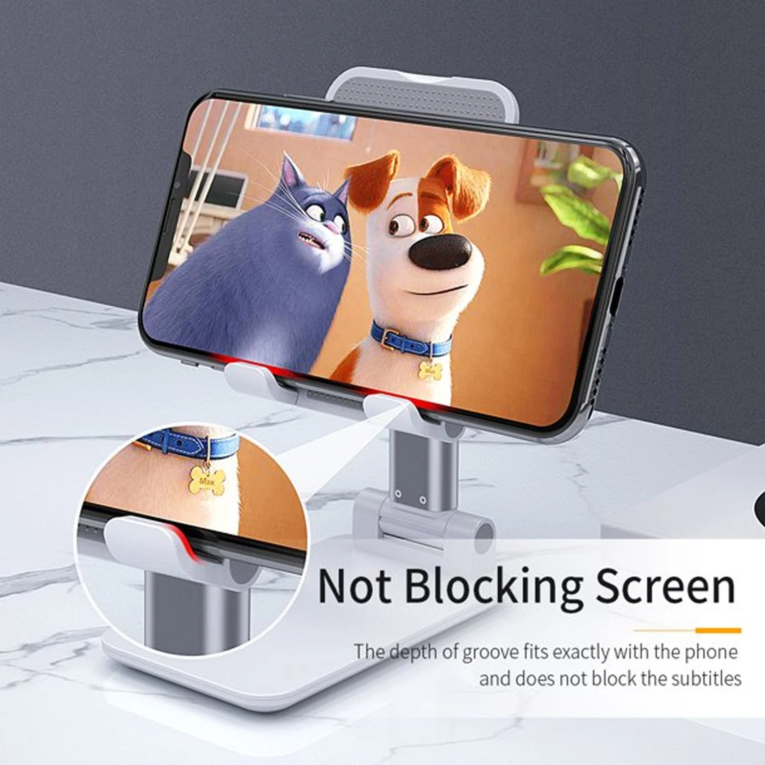 Desktop Cell Phone Stand Phone Holder full 3-Way Adjustable Phone Stand - Image 11