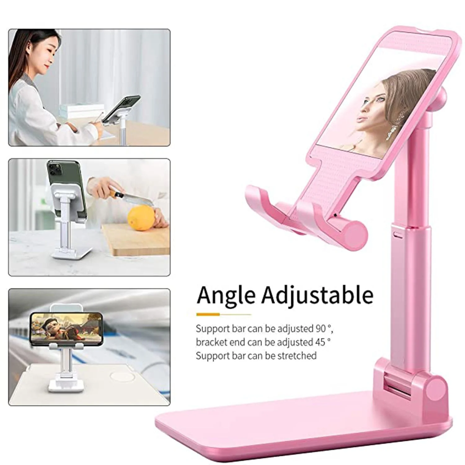 Desktop Cell Phone Stand Phone Holder full 3-Way Adjustable Phone Stand - Image 6