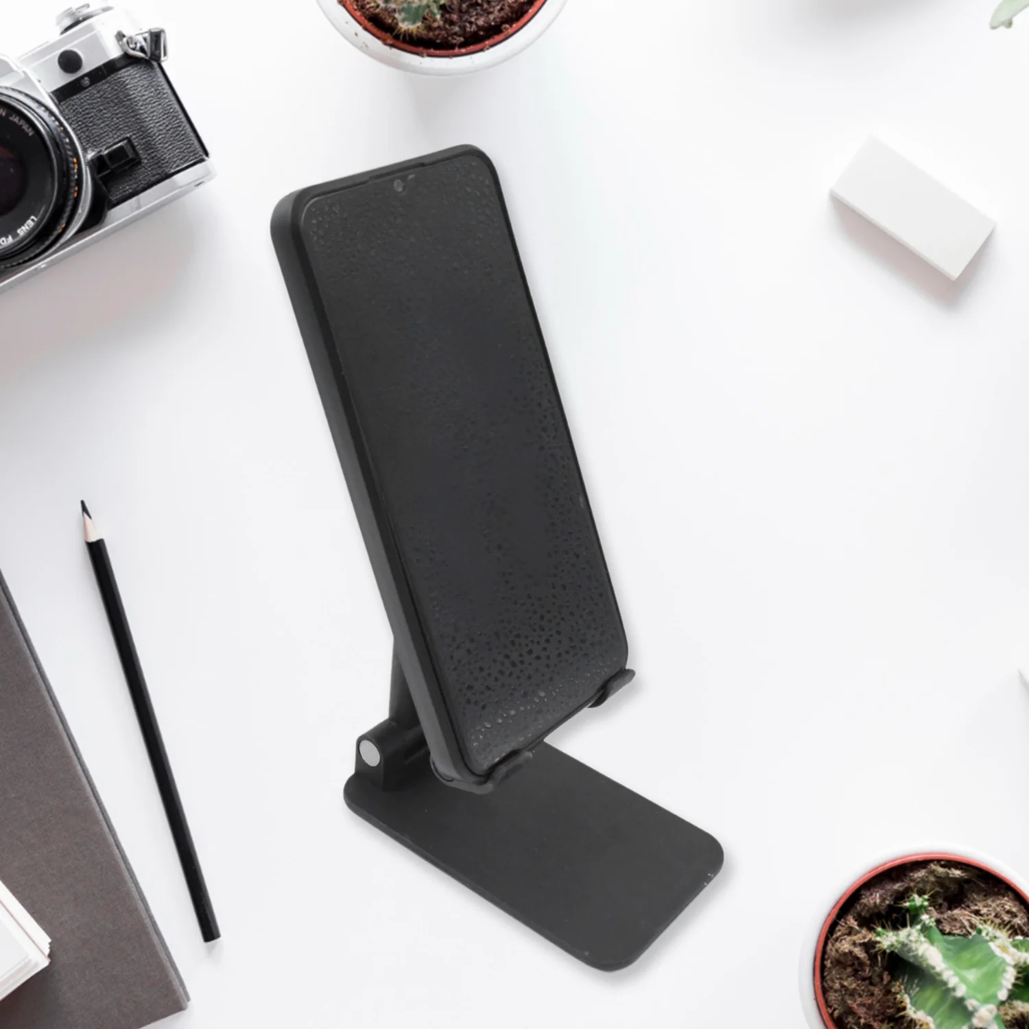 DESKTOP CELL PHONE STAND PHONE HOLDER FULL 3-WAY ADJUSTABLE PHONE STAND - Image 3