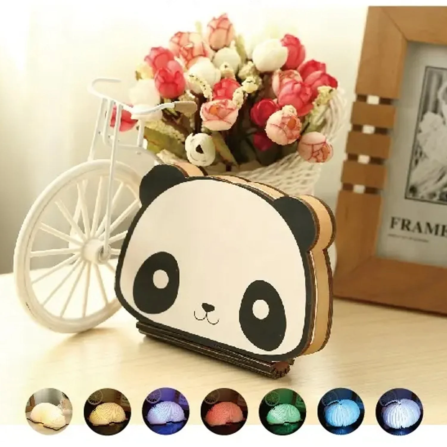 Piglet Shape LED Book Lamp with RGB Colors – Custom Christmas Gift - Image 3