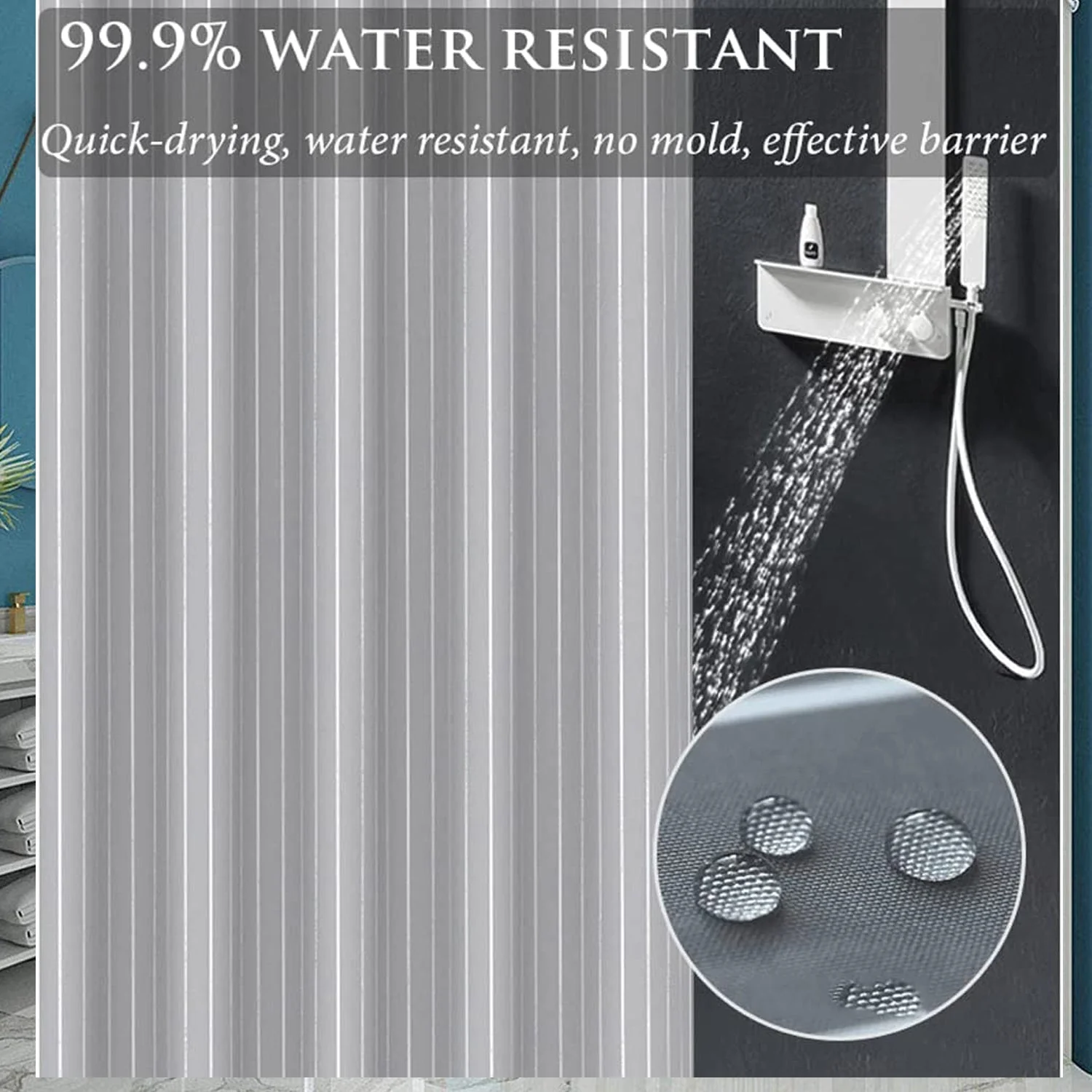 Solid 1 Piece Door Curtain Mix Size(1kg) - Image 6