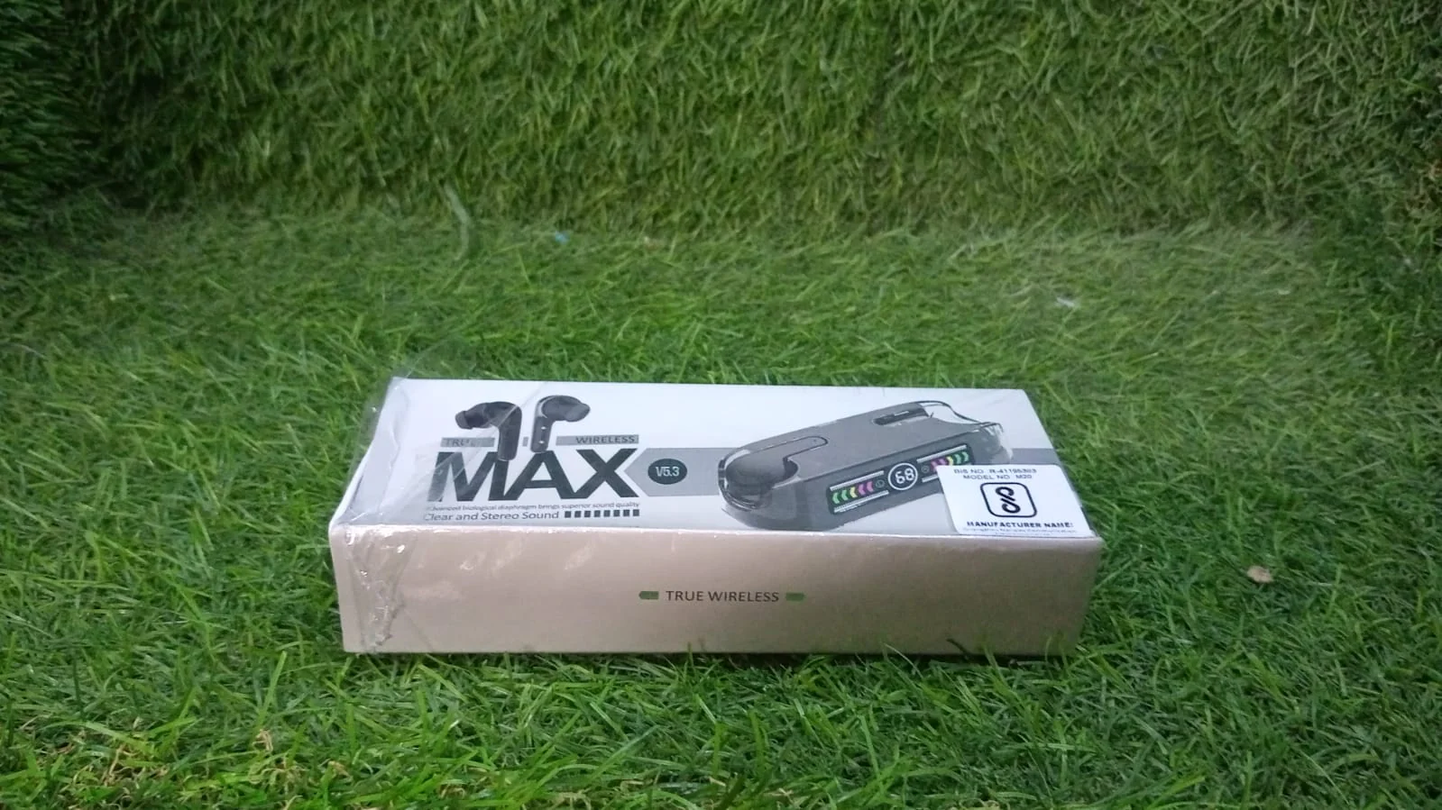 M12 Max Wireless Earbuds, Black Touch Control Bluetooth - Image 8