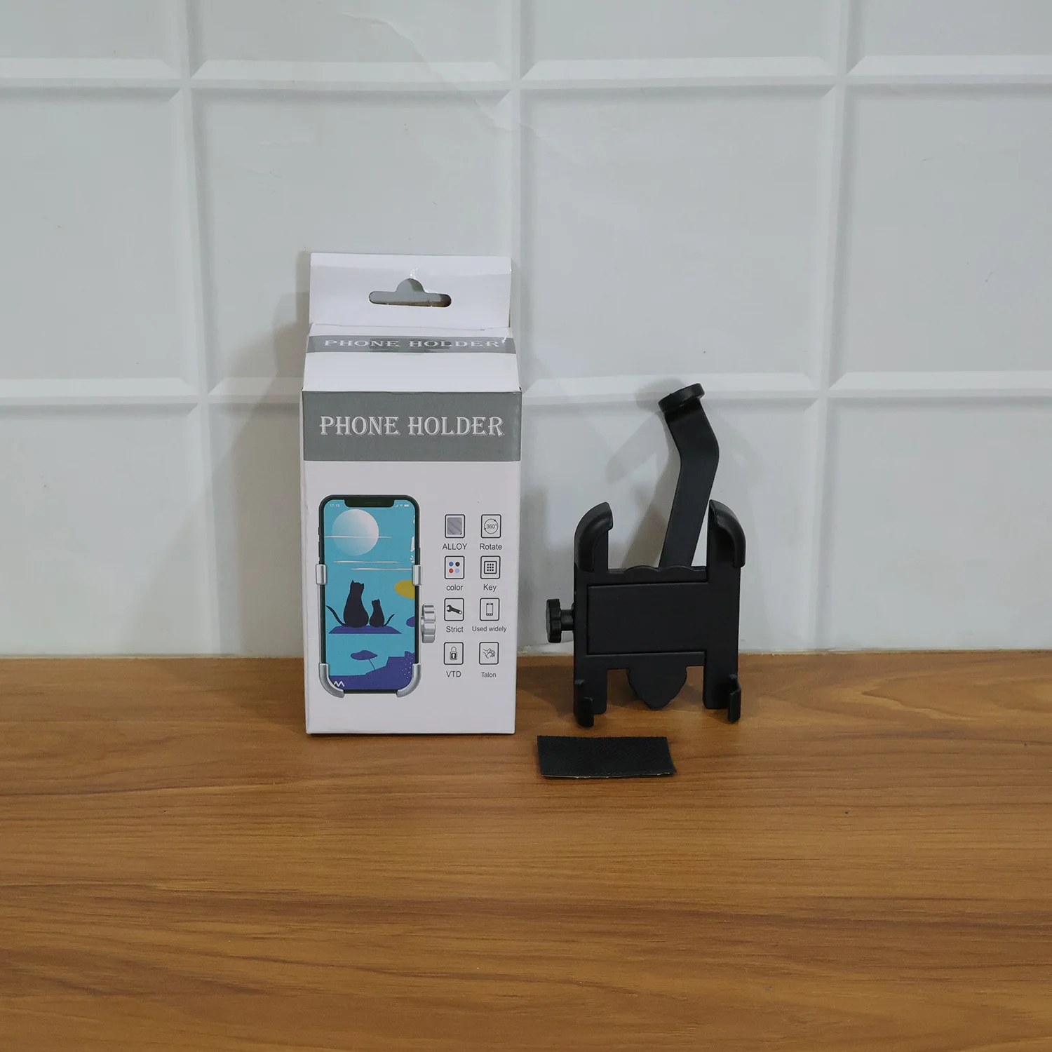 Mobile Phone Holder  View Mirror Mount Solid Metal Cradle for Bike and Phones - Image 9