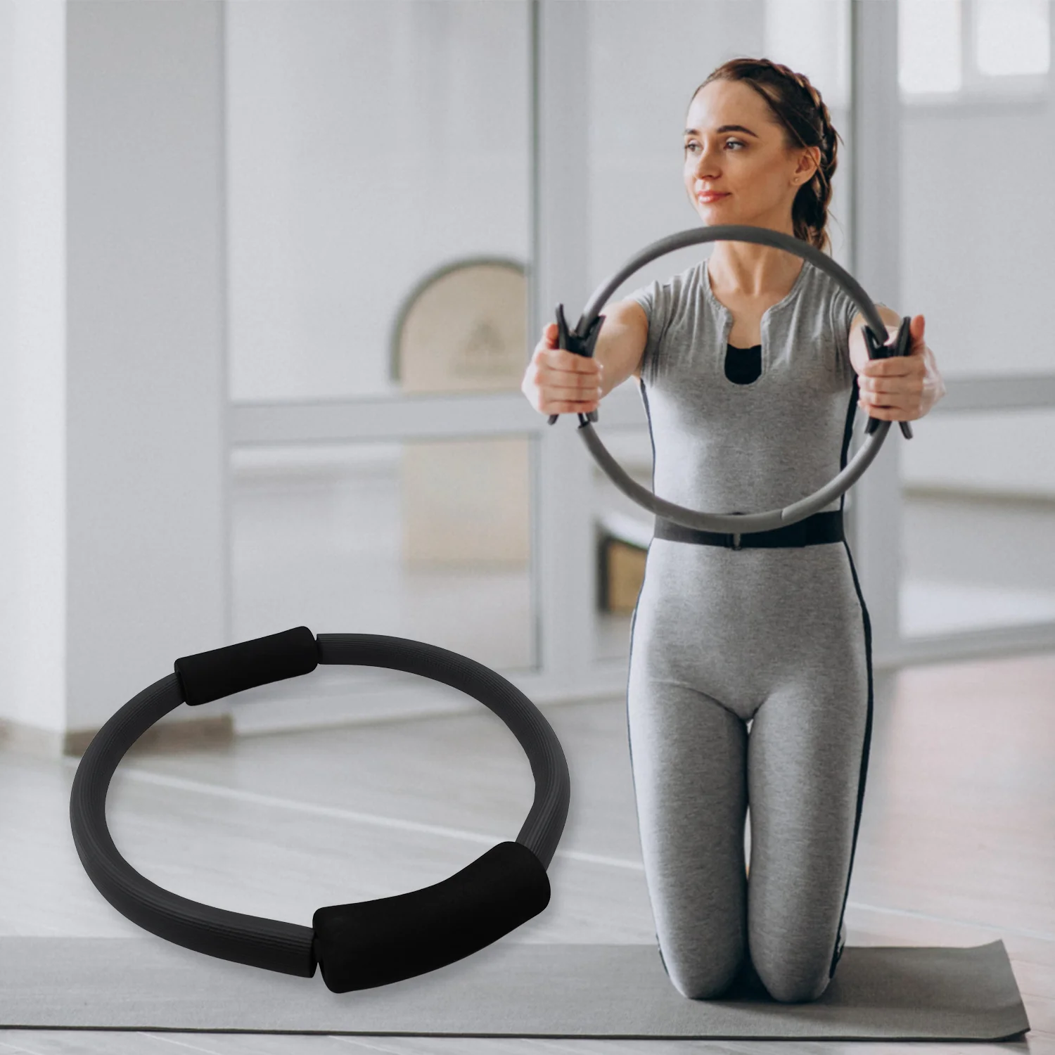 Fitness Ring Workout Yoga Ring Circle Pilates for Woman for Home - Image 3