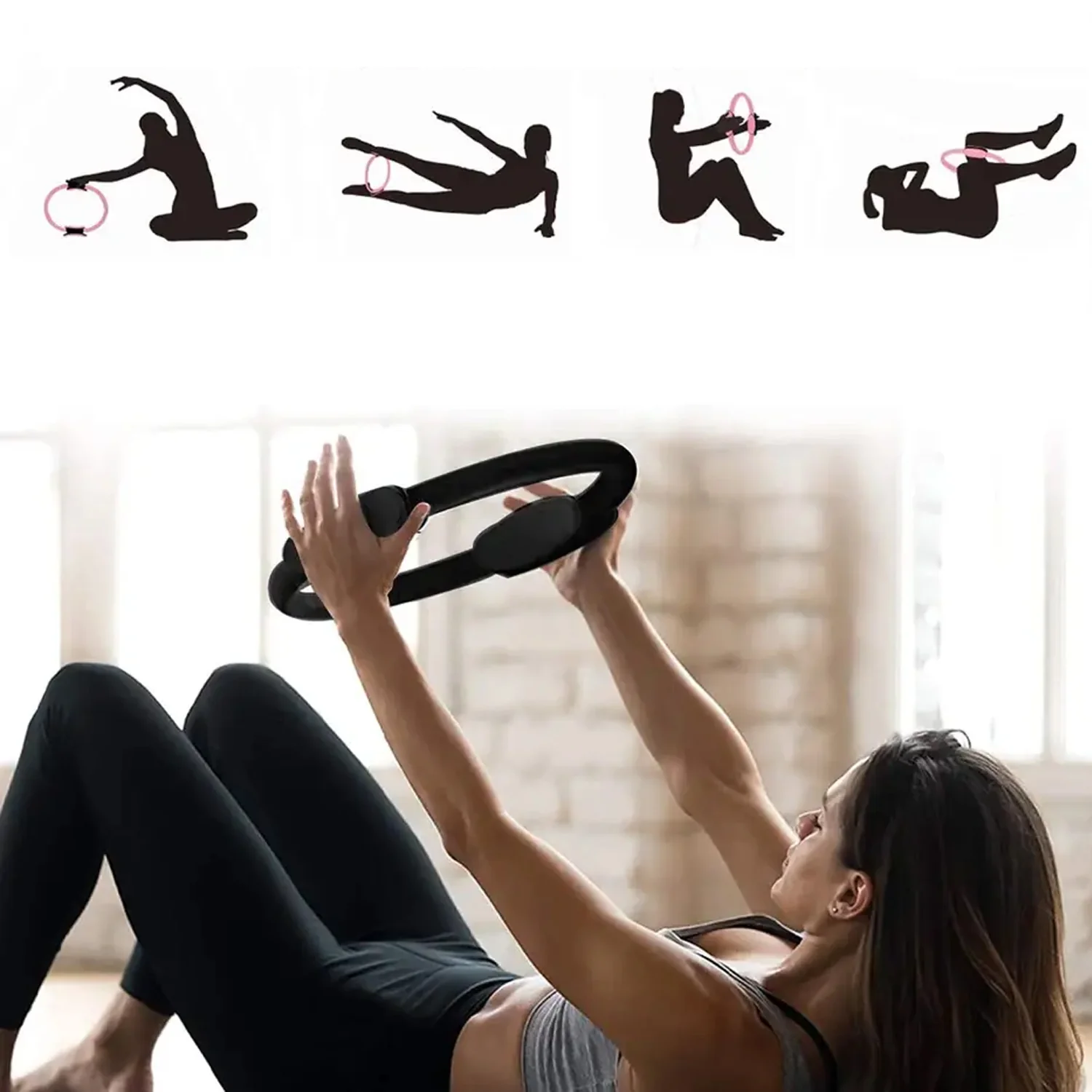 Fitness Ring Workout Yoga Ring Circle Pilates for Woman for Home - Image 4