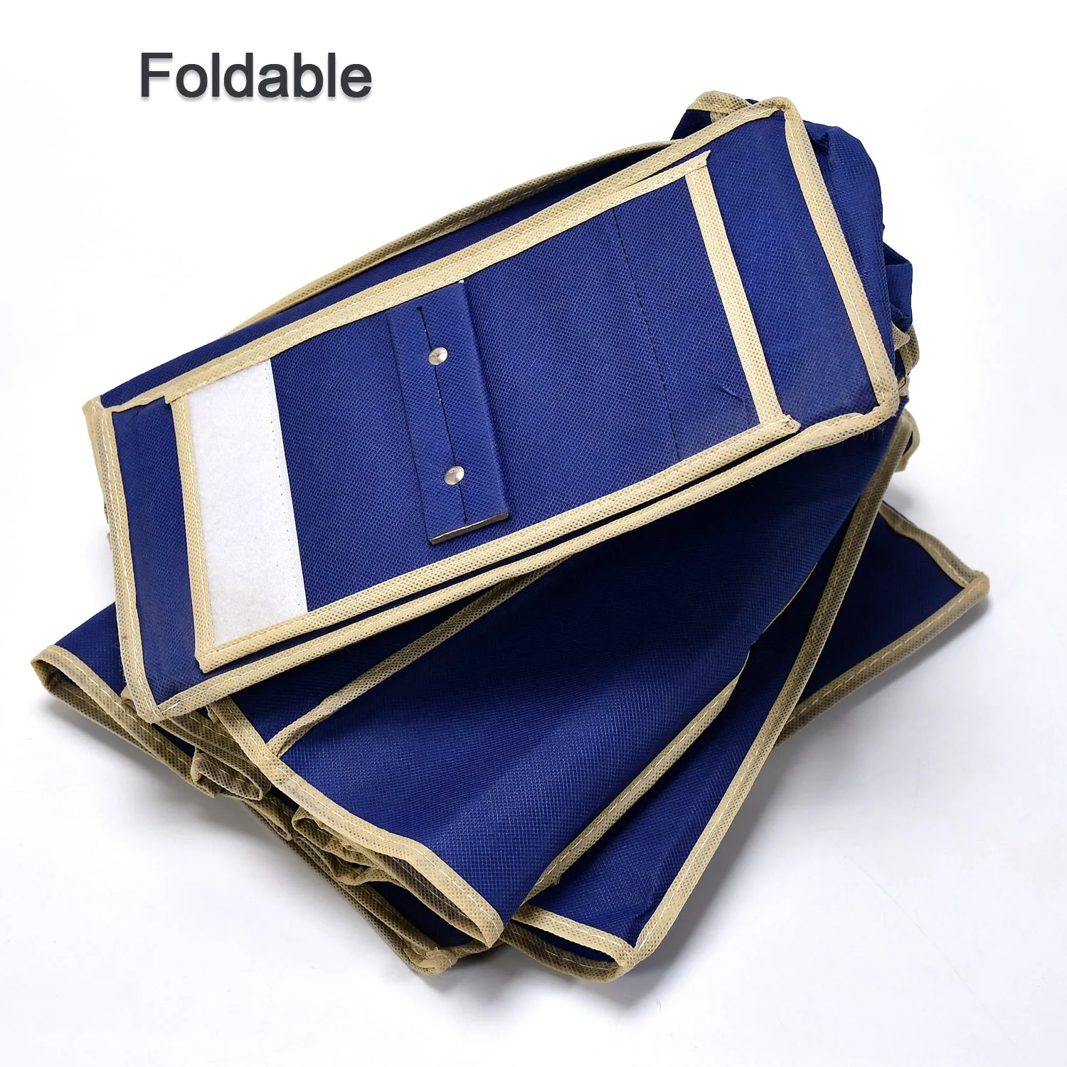 10-Tier Foldable Multipurpose Storage Rack – Collapsible Fabric Wardrobe Organizer - Image 3