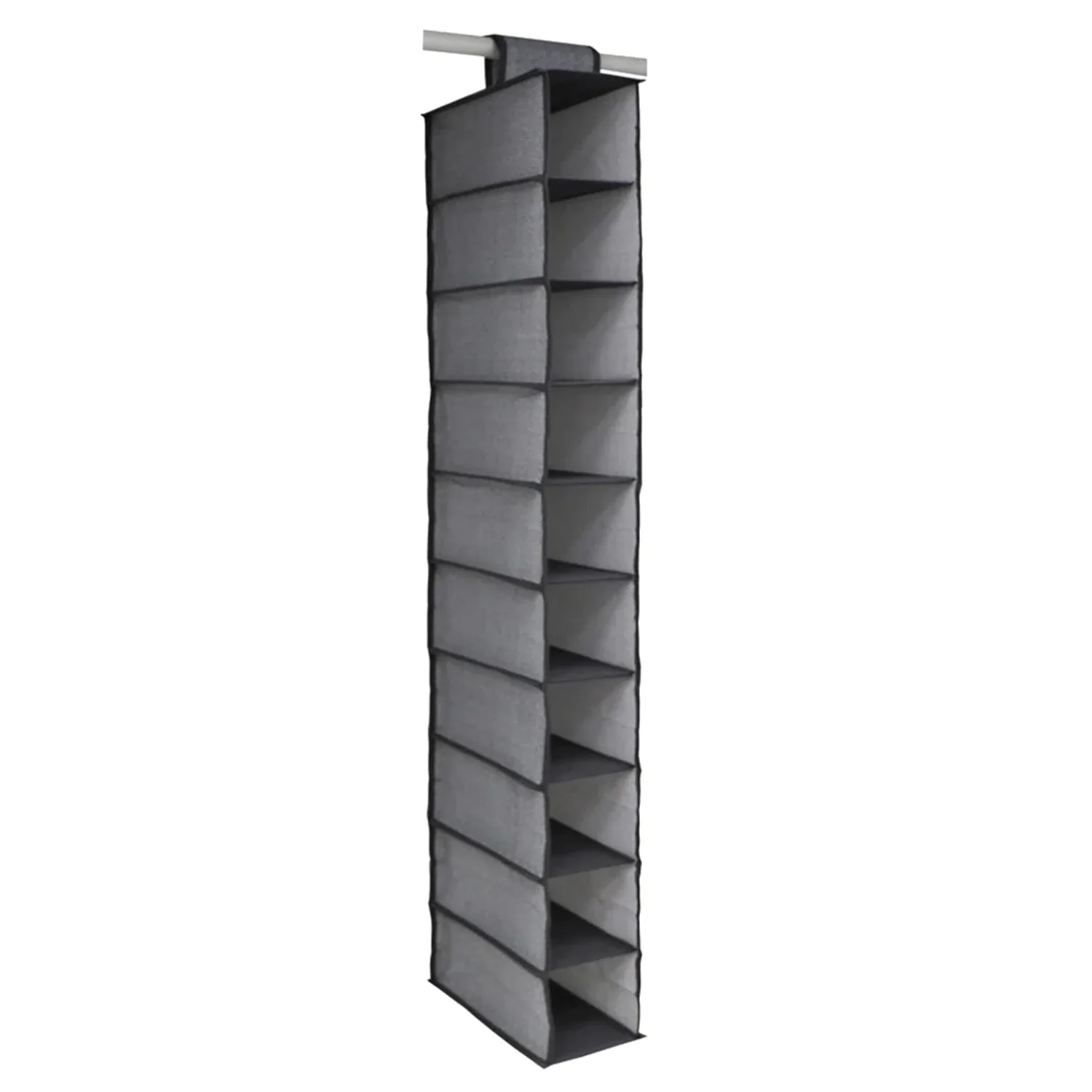 10-Tier Foldable Multipurpose Storage Rack – Collapsible Fabric Wardrobe Organizer - Image 4