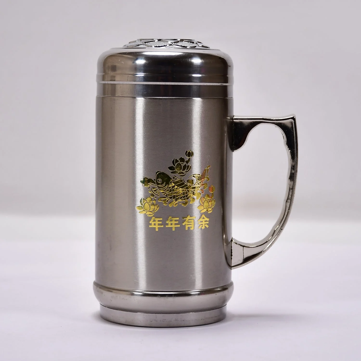 DOUBLE STAINLESS STEEL MUG BOTTLE FOR TRAVEL, HOME, OFFICE, SCHOOL 400ML, Tumbler - Image 5