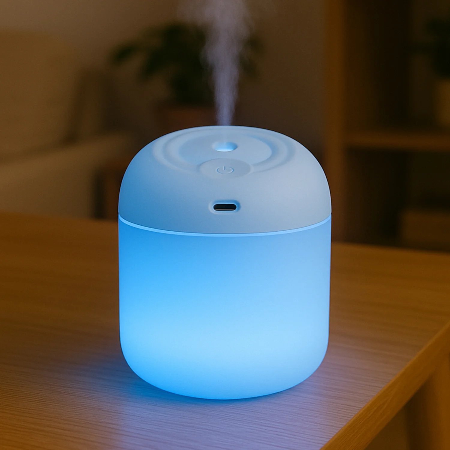 Portable Mini USB Humidifier with Light – Cool Mist & Essential Oil Diffuser (250ML) - Image 5