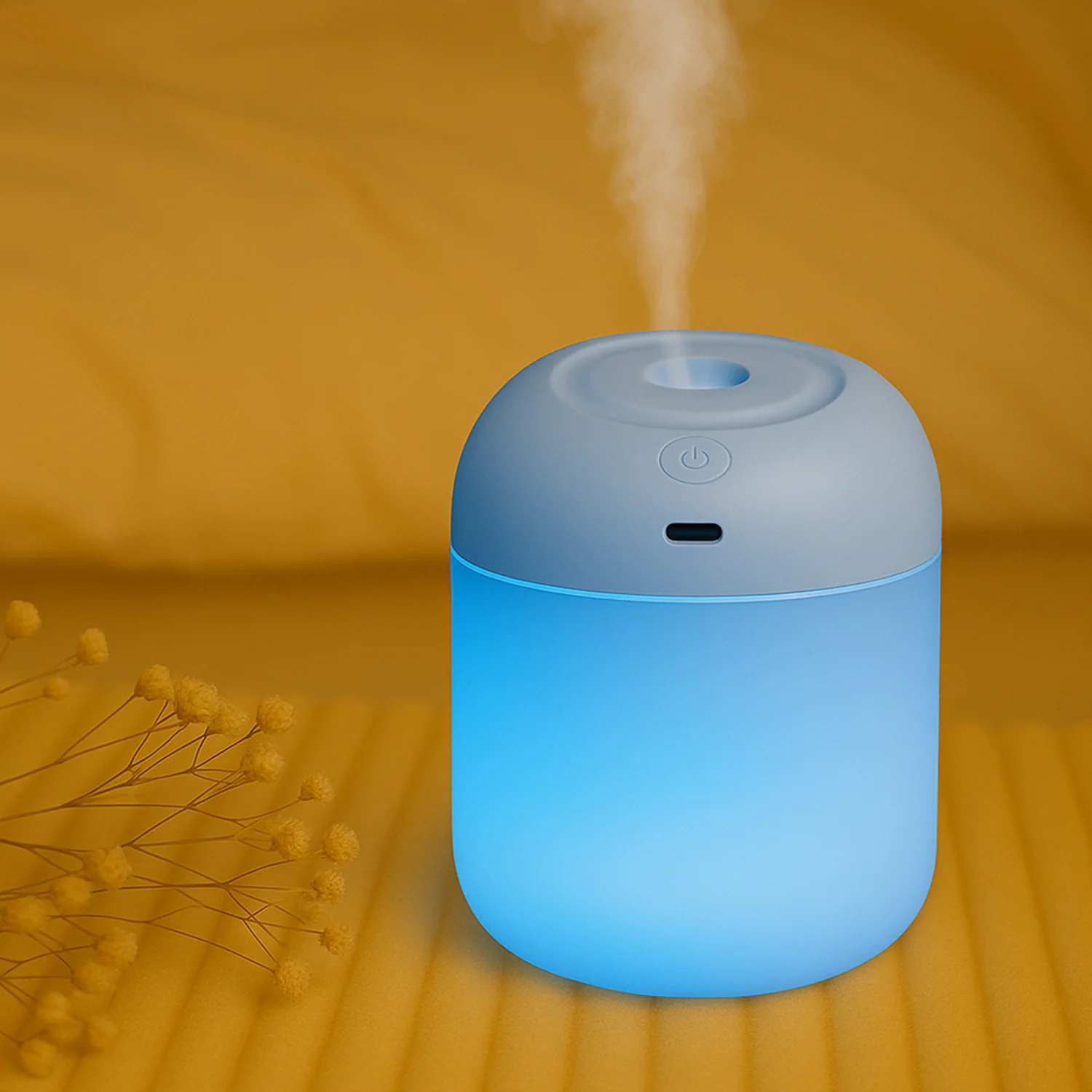 Portable Mini USB Humidifier with Light – Cool Mist & Essential Oil Diffuser (250ML) - Image 9