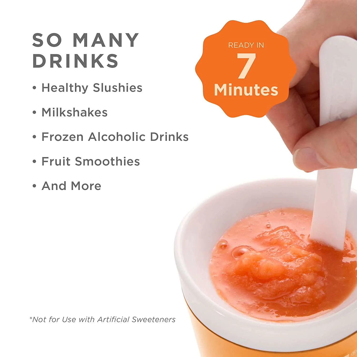 Slush and Shake Maker, BPA-Free Smoothie & Milkshake Cup, Freezer Core, Gift Box - Image 6
