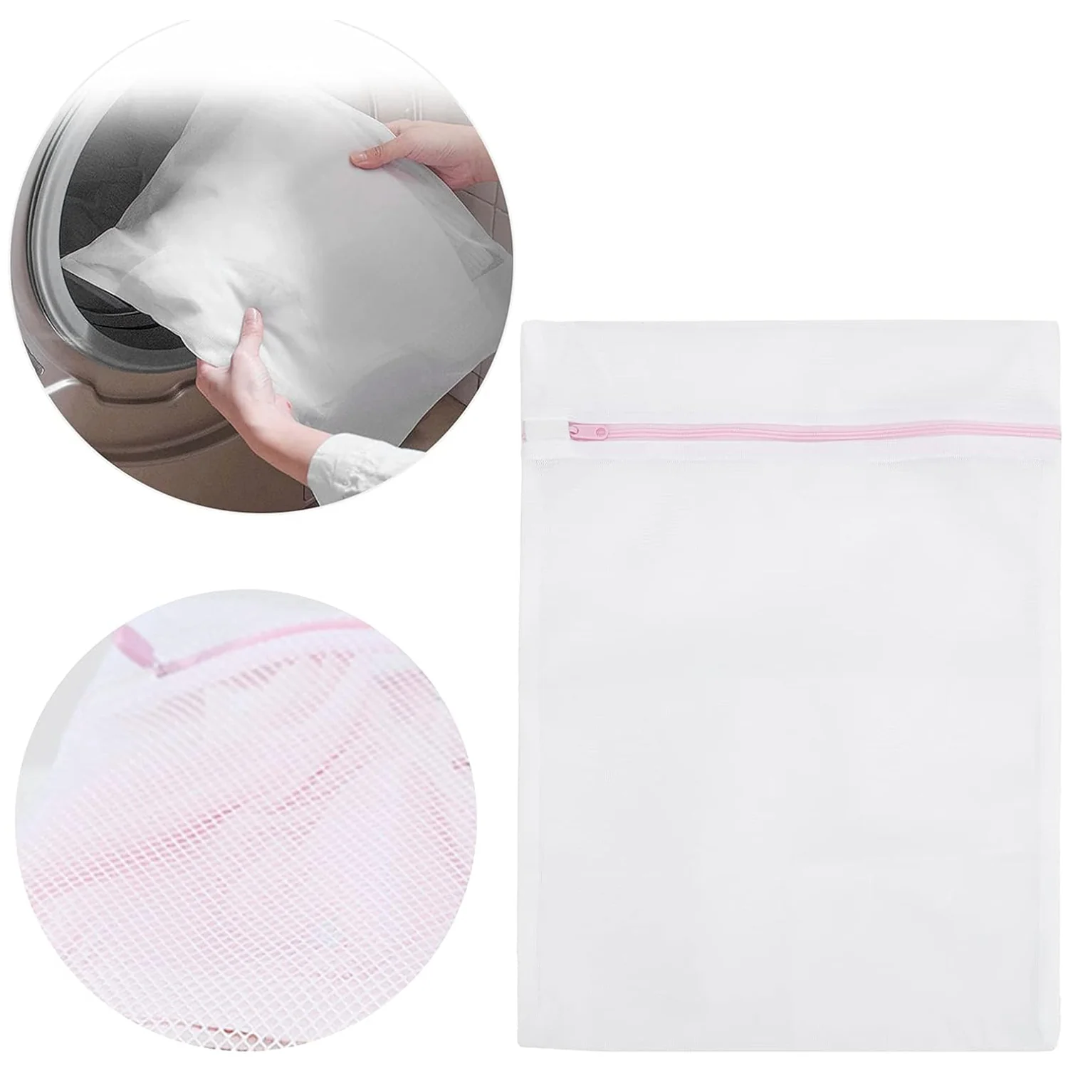 Reusable and Durable Zip Mesh Laundry Bag 3 Different Size (3 Pcs Set) - Image 7
