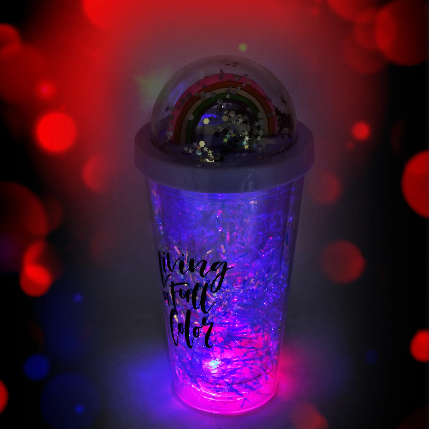Sipper Bottle with Straw, LED Glow Light for Kids(Pack of 1) - Image 5