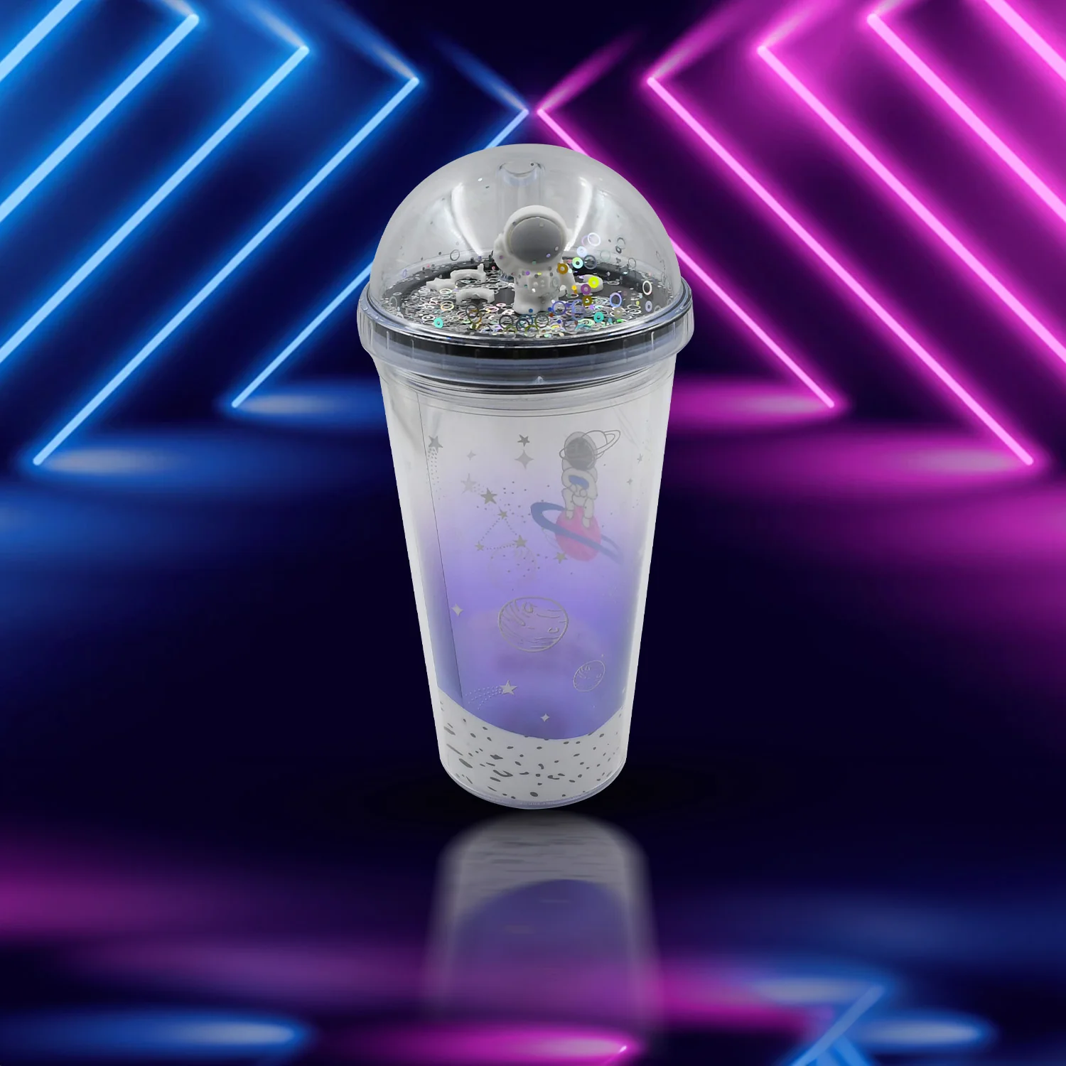 LED Double Wall Plastic Tumbler Cups (Pack Of 1) - Image 7